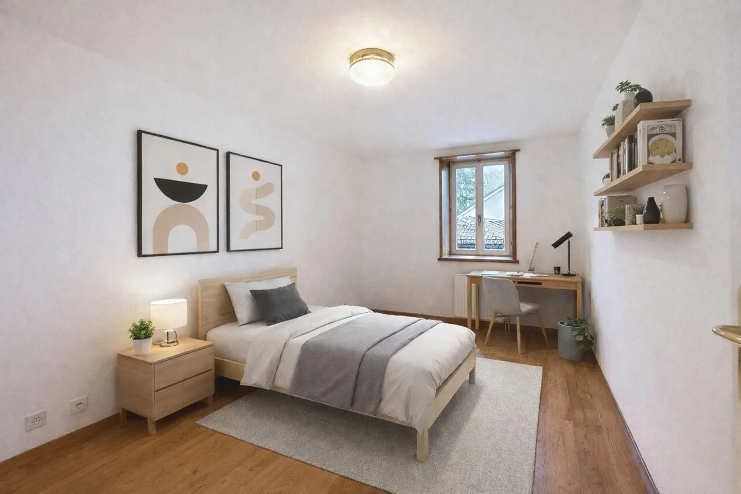 Incantevole duplex di 4,5 stanze con giardino - Foto 4 di 10