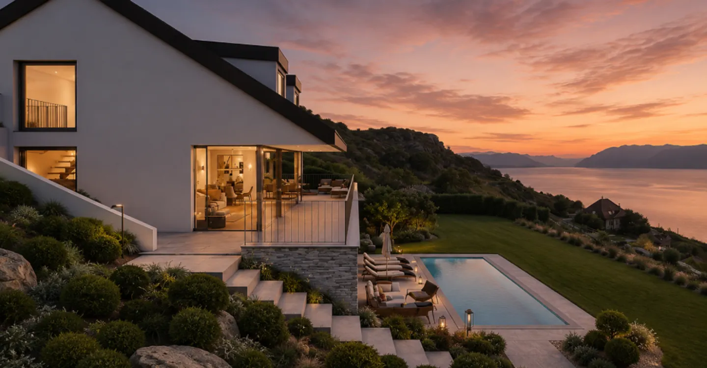 Contemporary Villa with Pool - Photo 9 of 10