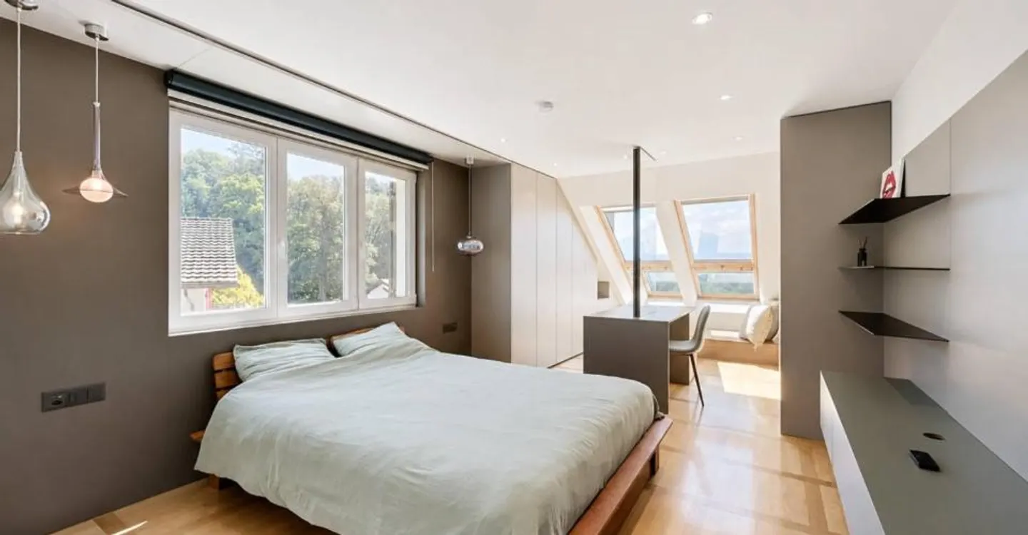 Villa individuelle de 6,5 pièces avec panorama sur le Léman et les Alpes - Foto 5 di 11