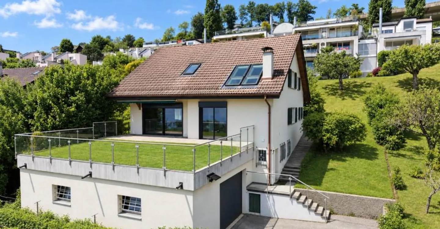 Villa individuelle de 6,5 pièces avec panorama sur le Léman et les Alpes - Foto 10 di 11