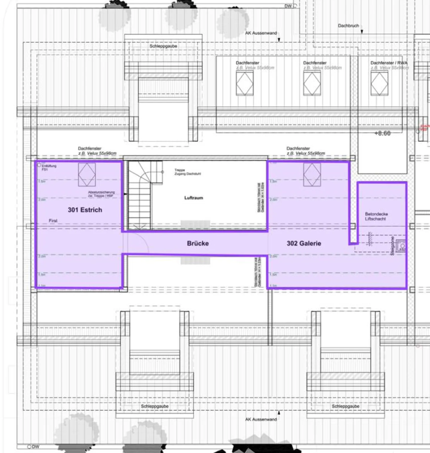 Raffinierte 3.5-Zimmer-Neubaudachwohnung mit offener Galerie und Ma... - Foto 10 von 10