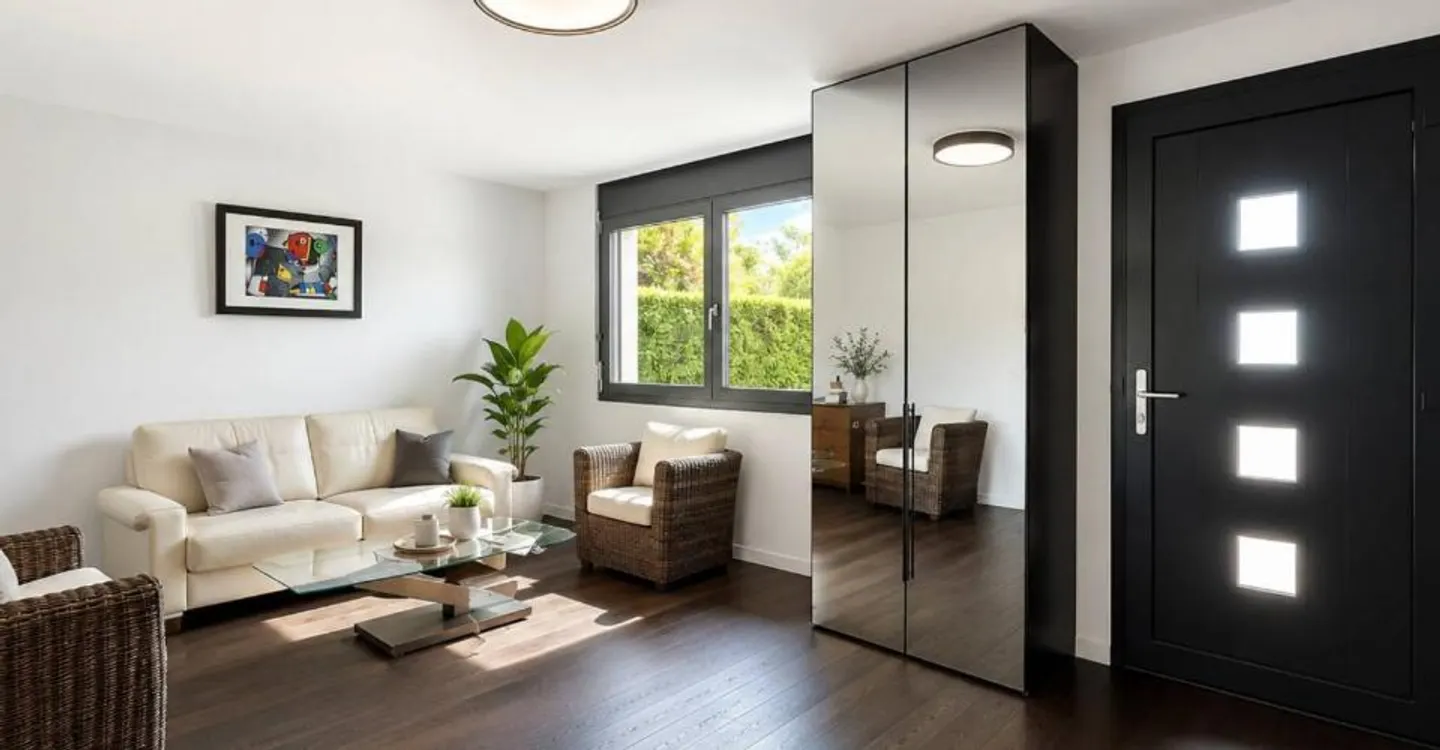 Villa mitoyenne contemporaine avec jardins et vue dégagée à Pully - Foto 3 di 10