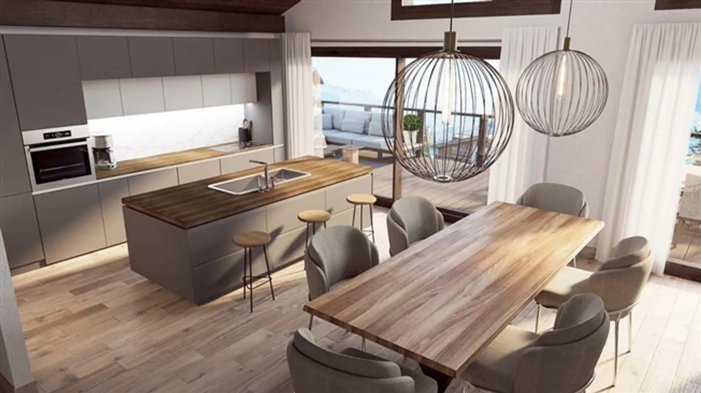 Fai diventare i tuoi sogni realtà Grande nuovo chalet 240 m2 Residenza principale. 6.5 stanze - Foto 3 di 5