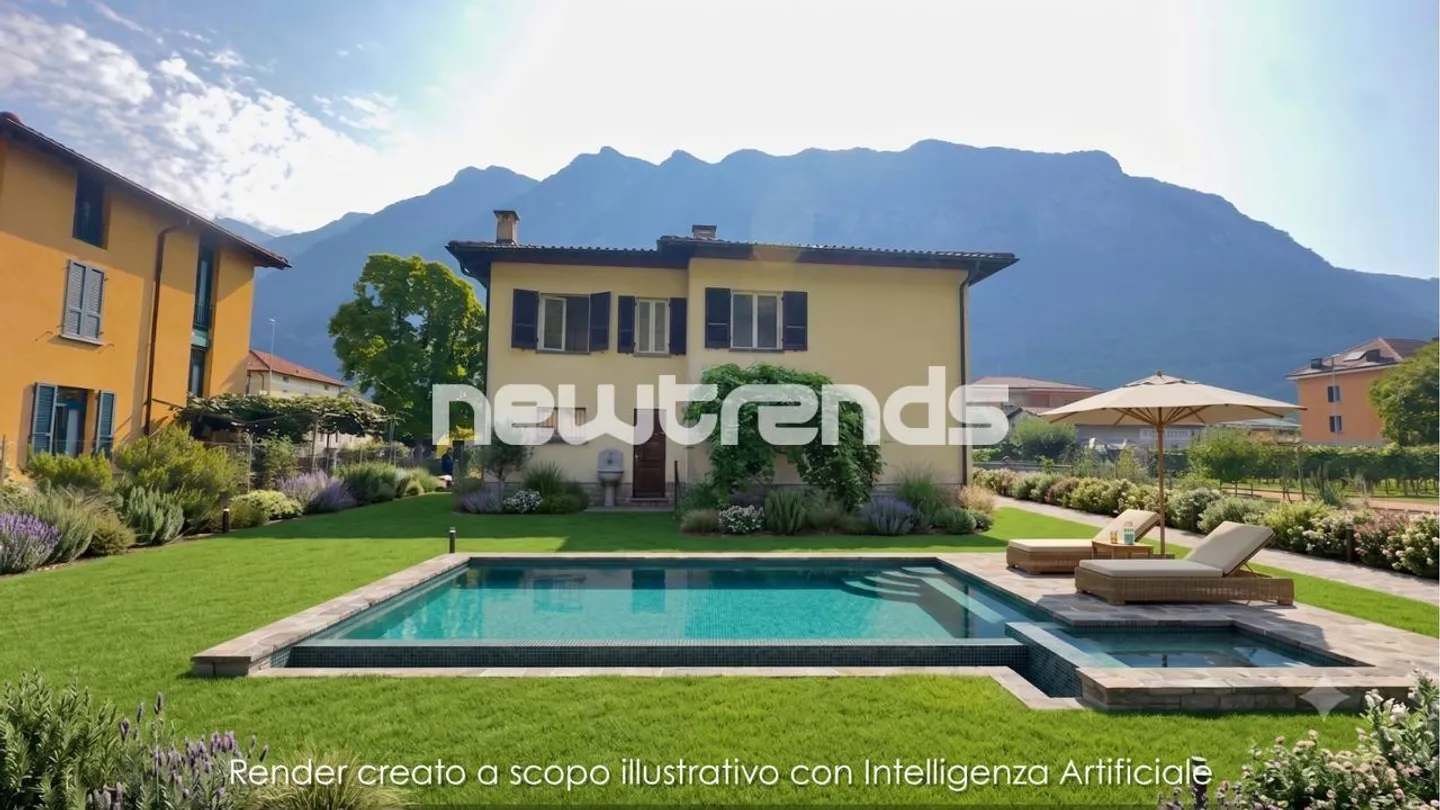 Villa with private garden and unobstructed view of the mountains - Photo 22 of 23