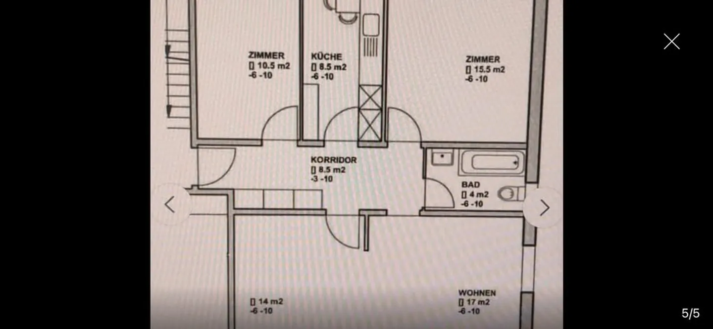 Helle 3.5-Zimmer-Wohnung mit Balkonen - Foto 9 von 9