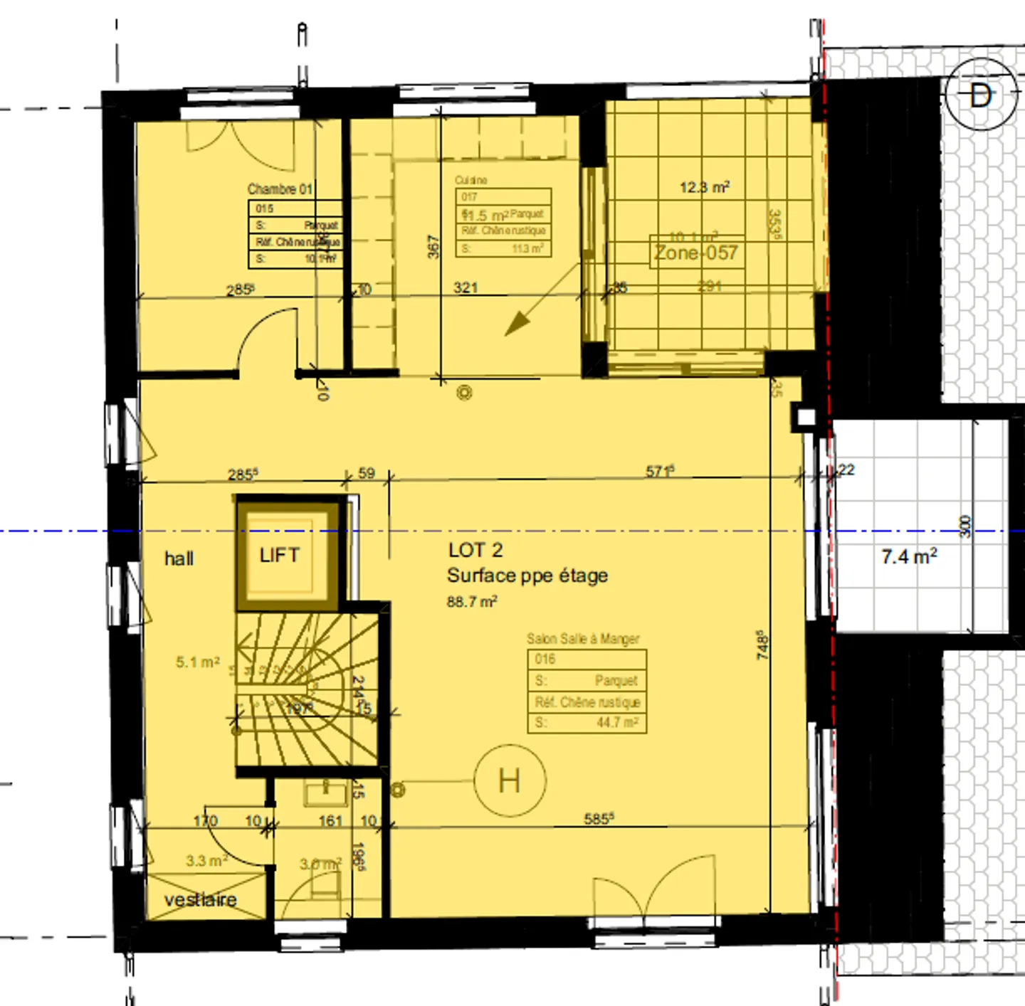 5,5-Zimmer-Wohnung - Foto 2 von 3