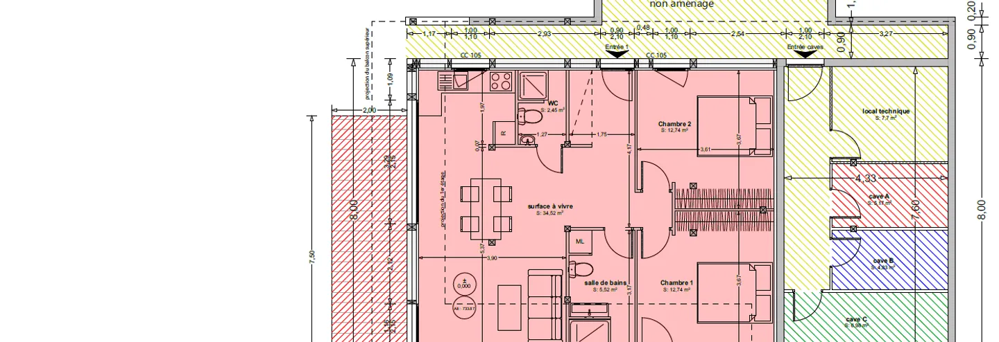 Appartamento con 3.5 stanze - Vista lago a Pont-la-Ville - Foto 9 di 9