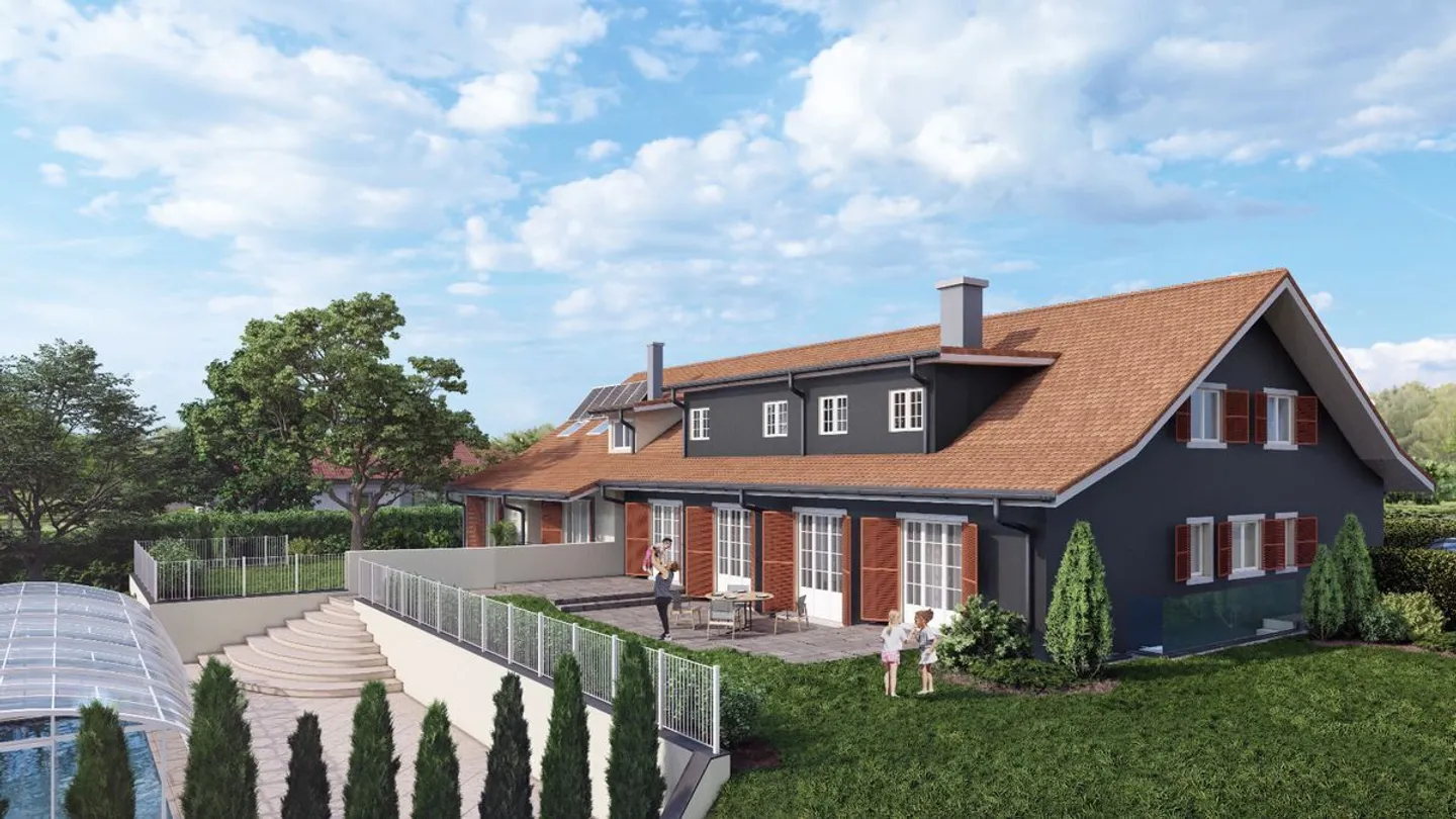 SCHÖNE RENOVIERTE WOHNUNG MIT POOL MIT BLICK AUF DEN SEE - BOREX - Foto 2 von 11