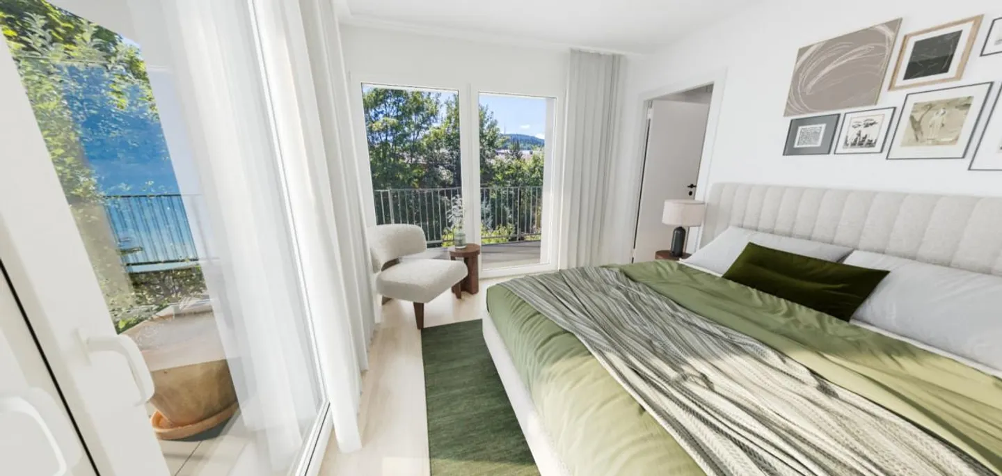 L'eleganza di un ambiente luminoso e raffinato per questo appartamento di 3,5 locali di 98 m² - Foto 6 di 10