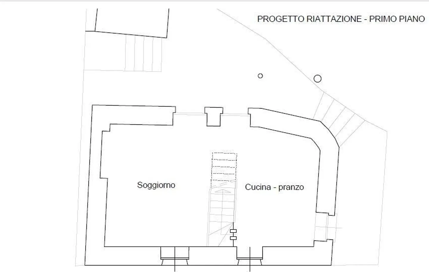 Casa nel nucleo di 4 locali con terrazza esterna +2 garage - Foto 14 di 15
