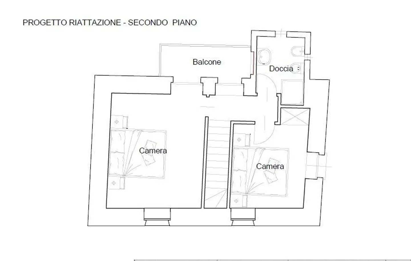 Casa nel nucleo di 4 locali con terrazza esterna +2 garage - Foto 15 di 15
