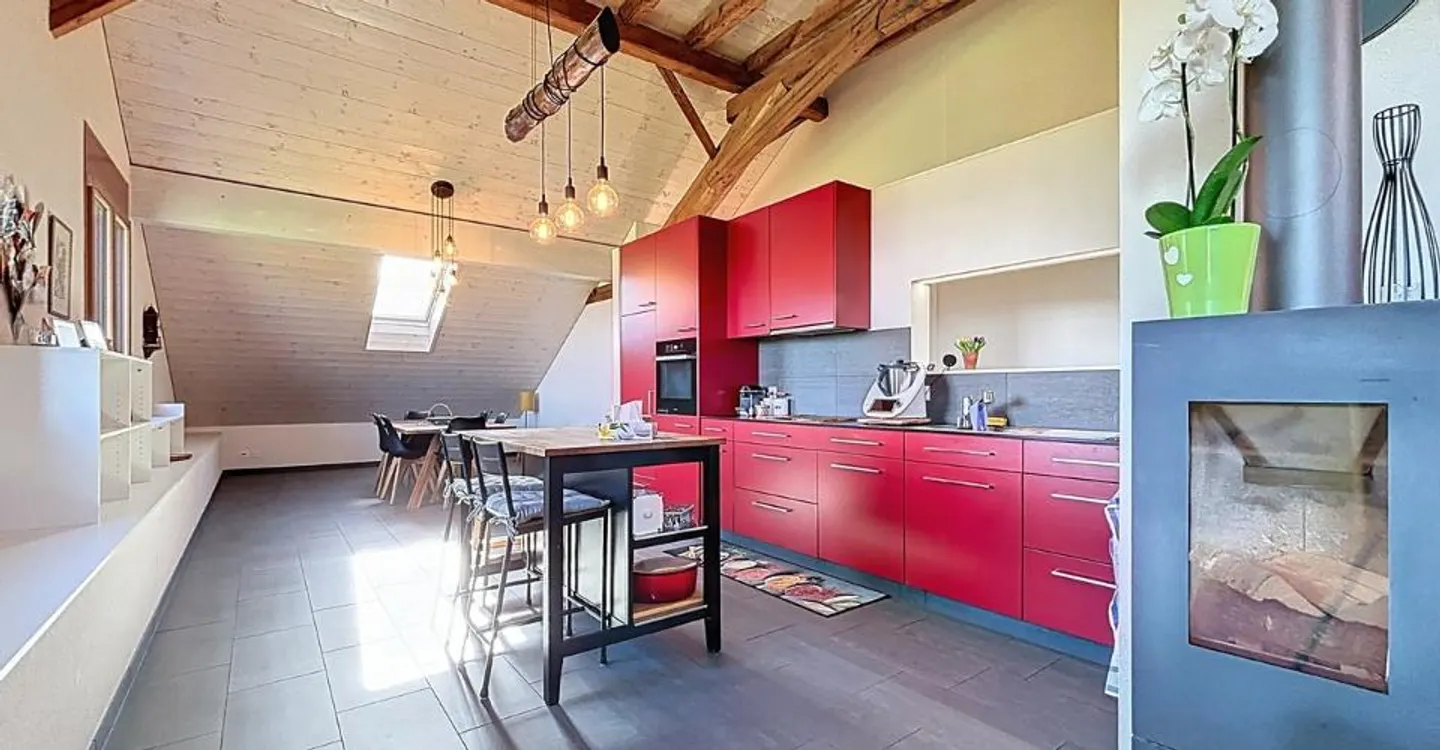Geräumige 3,5-Zimmer-Wohnung in Villarsiviriaux - Foto 1 von 12