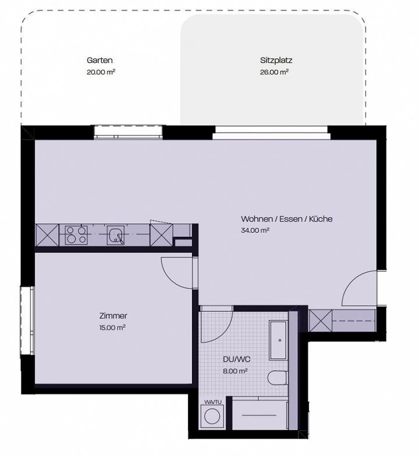 Appartement moderne et spacieux de 2,5 pièces à Embrach - Photo 6 sur 6