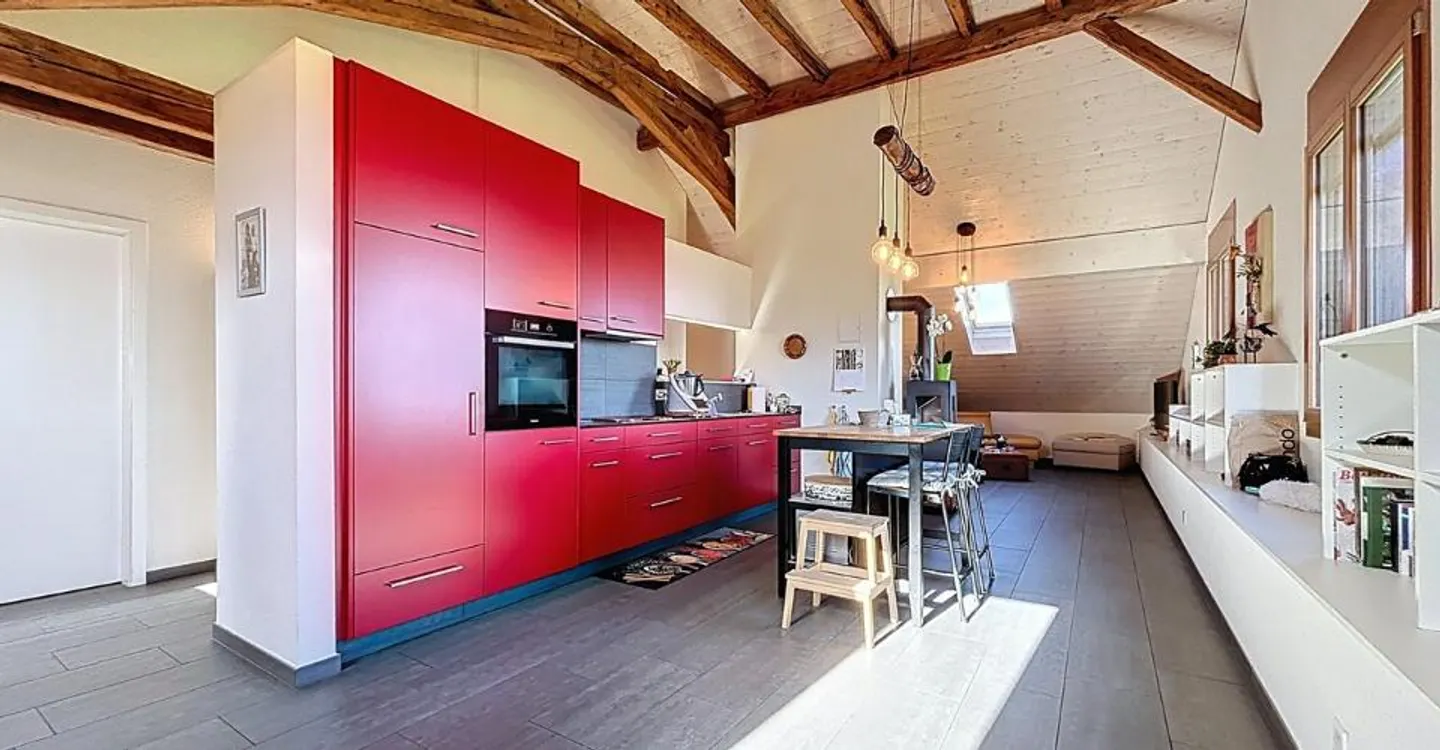 Geräumige 3,5-Zimmer-Wohnung in Villarsiviriaux - Foto 4 von 12