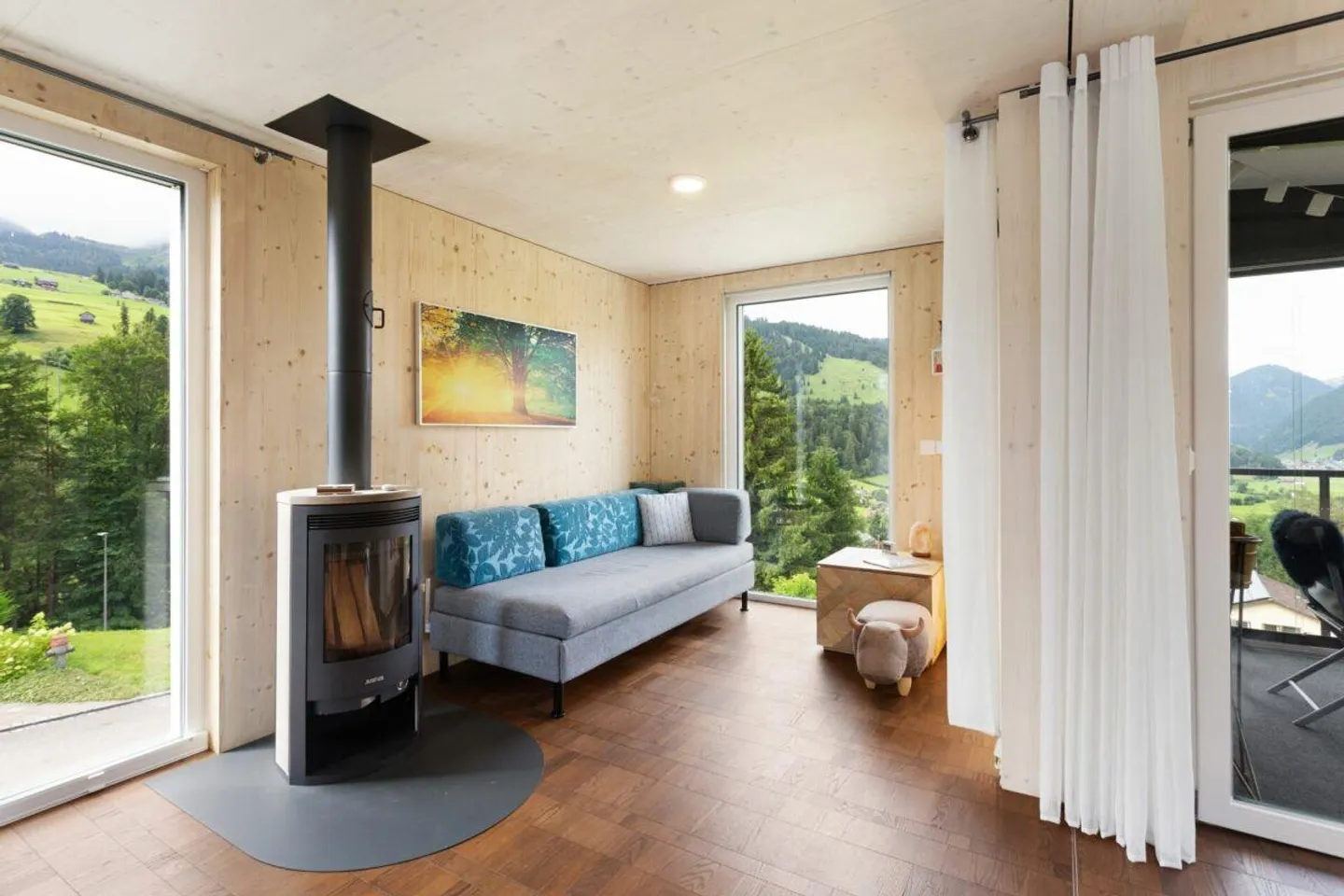 Casa unifamiliare di 3,5 stanze con vista montagna non ostacolata a Unterwasser - Foto 8 di 12