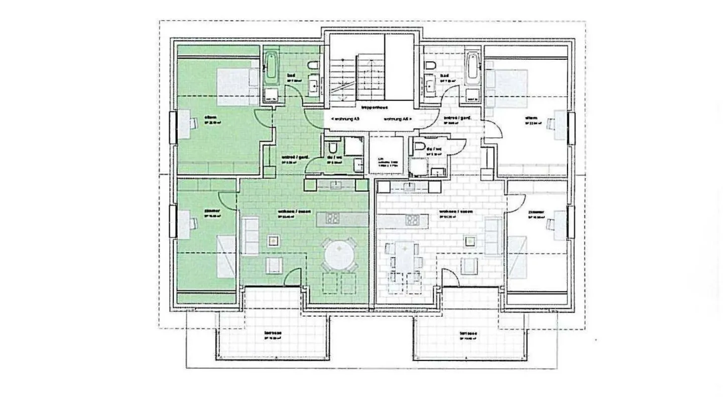 Appartement sous les combles de 3,5 pièces avec vue sur la Habsbourg - Photo 8 sur 8