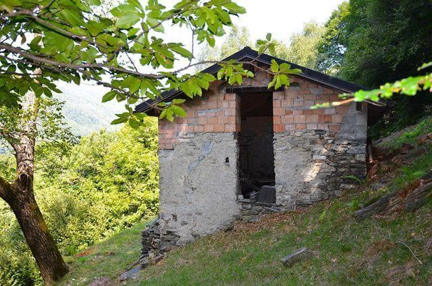 Großes rustikales Haus, das im Wald mit großem Grundstück eingetaucht ist - Foto 2 von 27