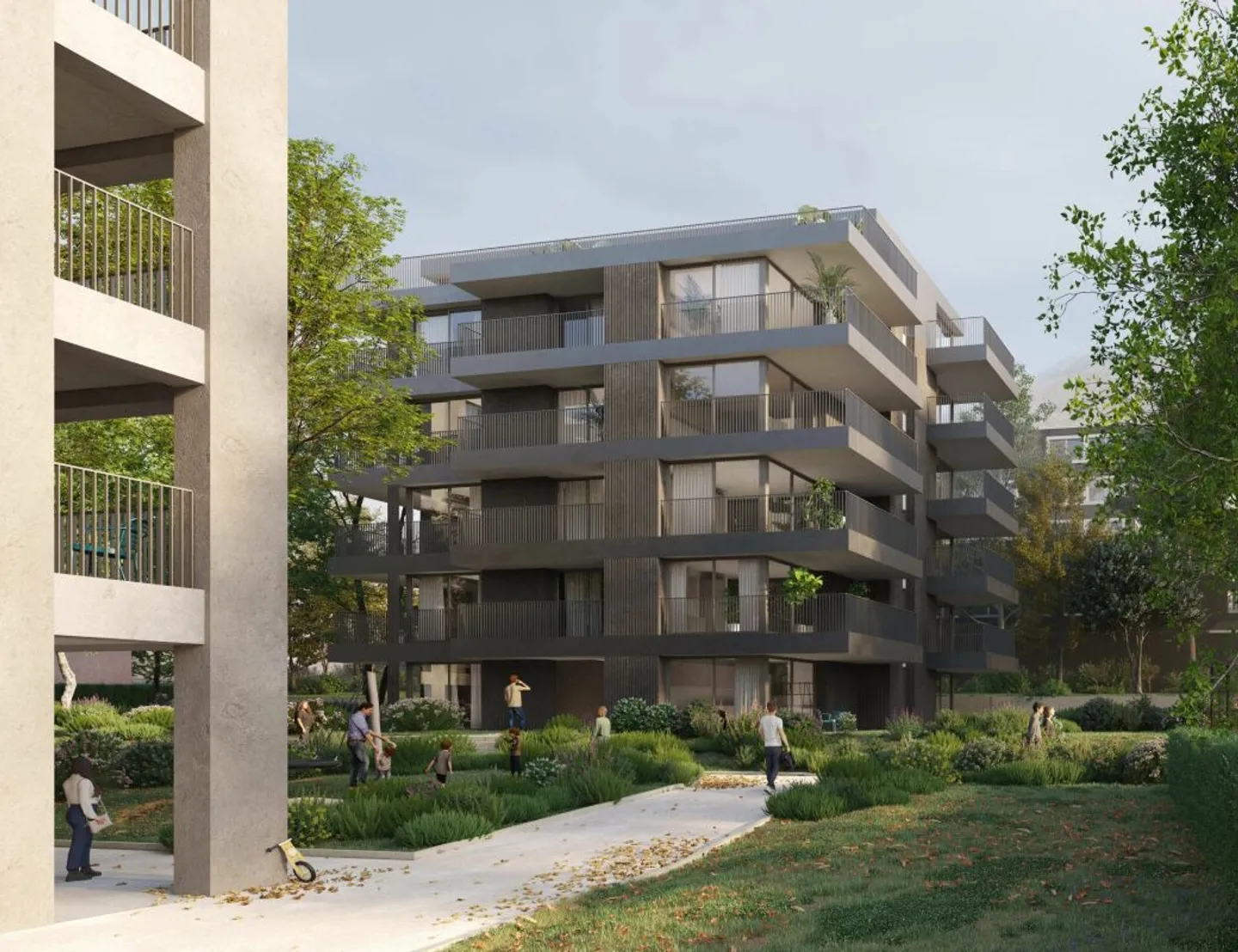 PREGASSONA - Residence Parco Ceresio - new penthouse apartments 4.5 rooms - Photo 6 of 11