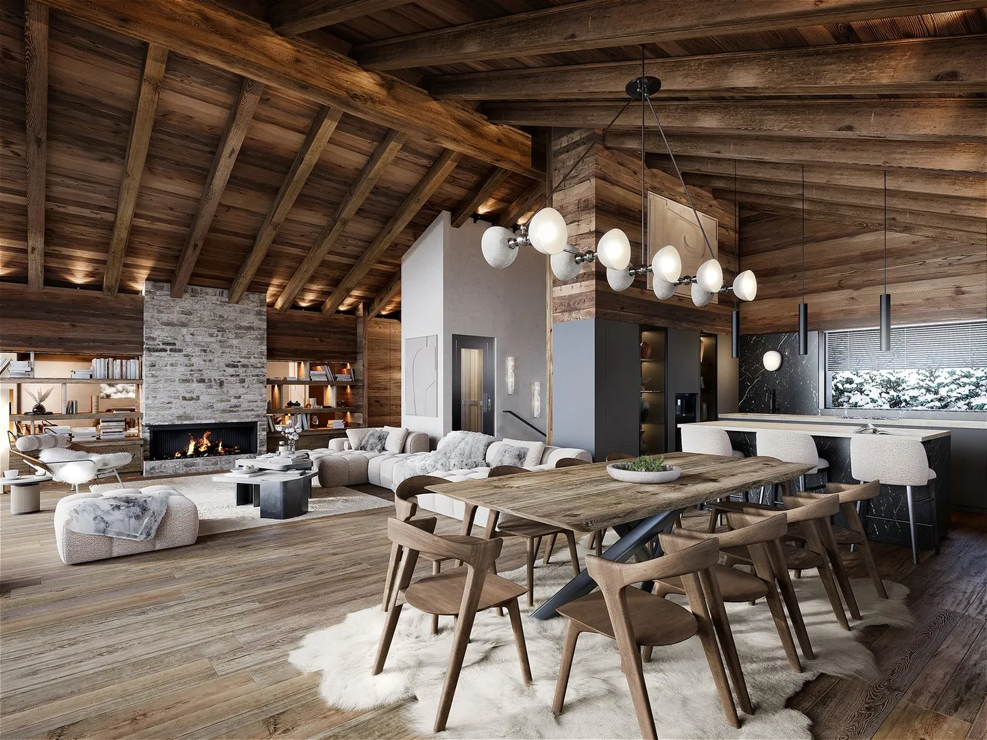 PROGETTO DI 2 NUOVI CHALET A MEDIERES (VERBIER) - Foto 3 di 13