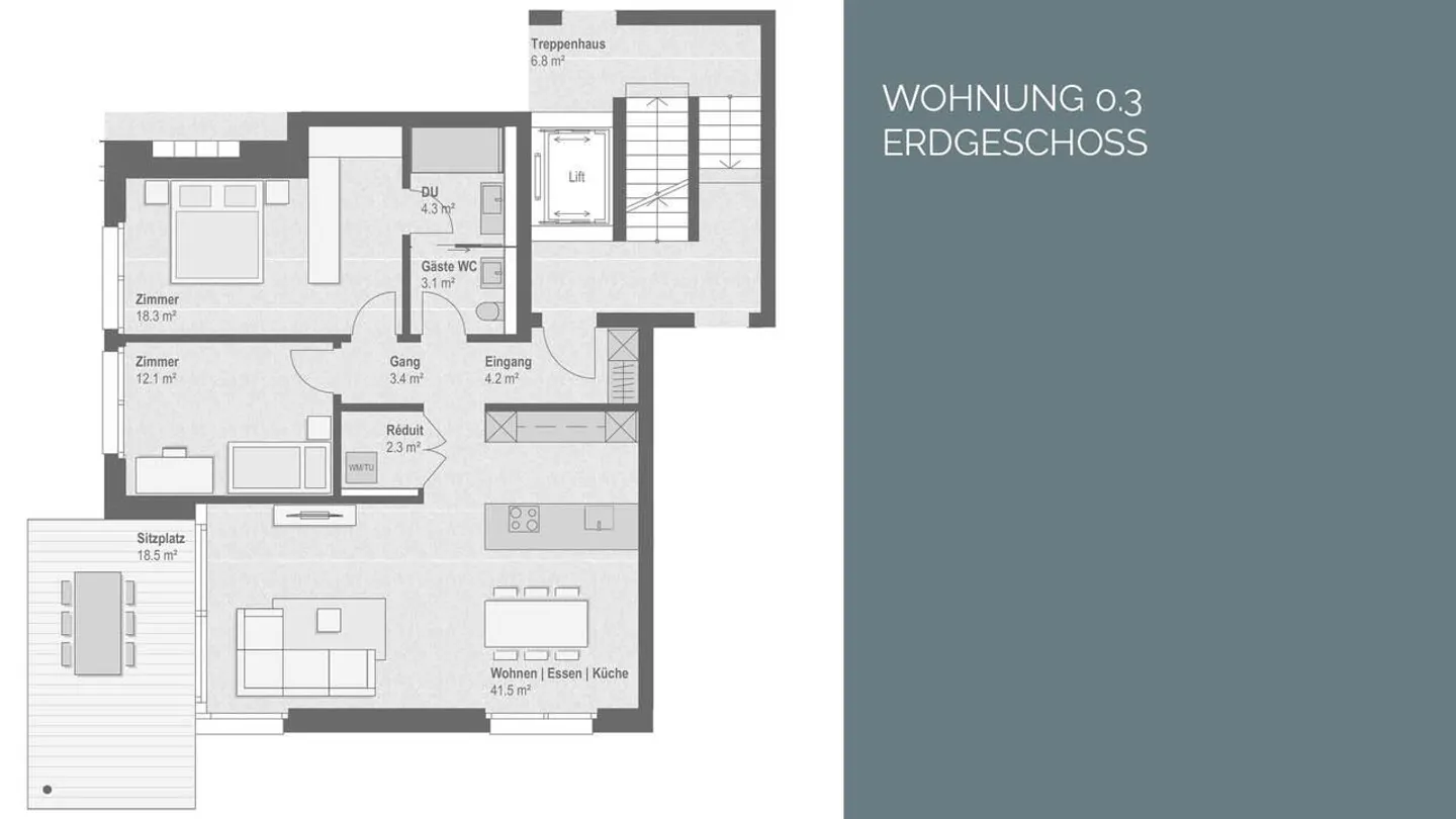 Familienwohnung mit Balkon - Foto 12 von 14