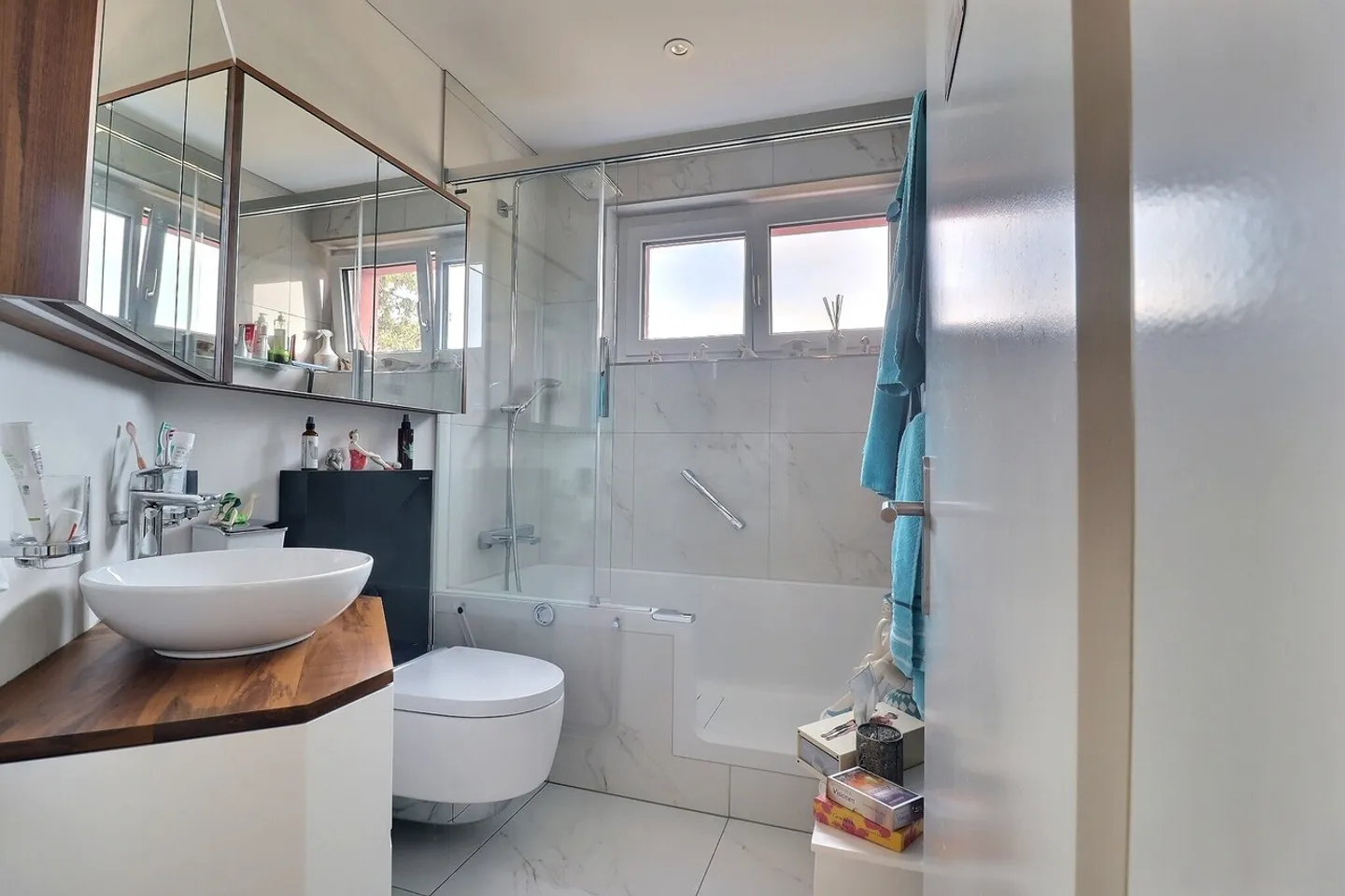 Exklusives 5,5-Zimmer-Duplex-Penthouse mit Sauna und schöner Terrasse - Foto 9 von 18