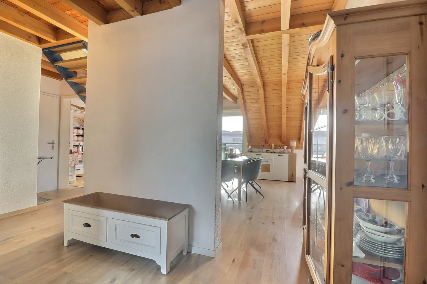 Exklusives 5,5-Zimmer-Duplex-Penthouse mit Sauna und schöner Terrasse - Foto 11 von 18