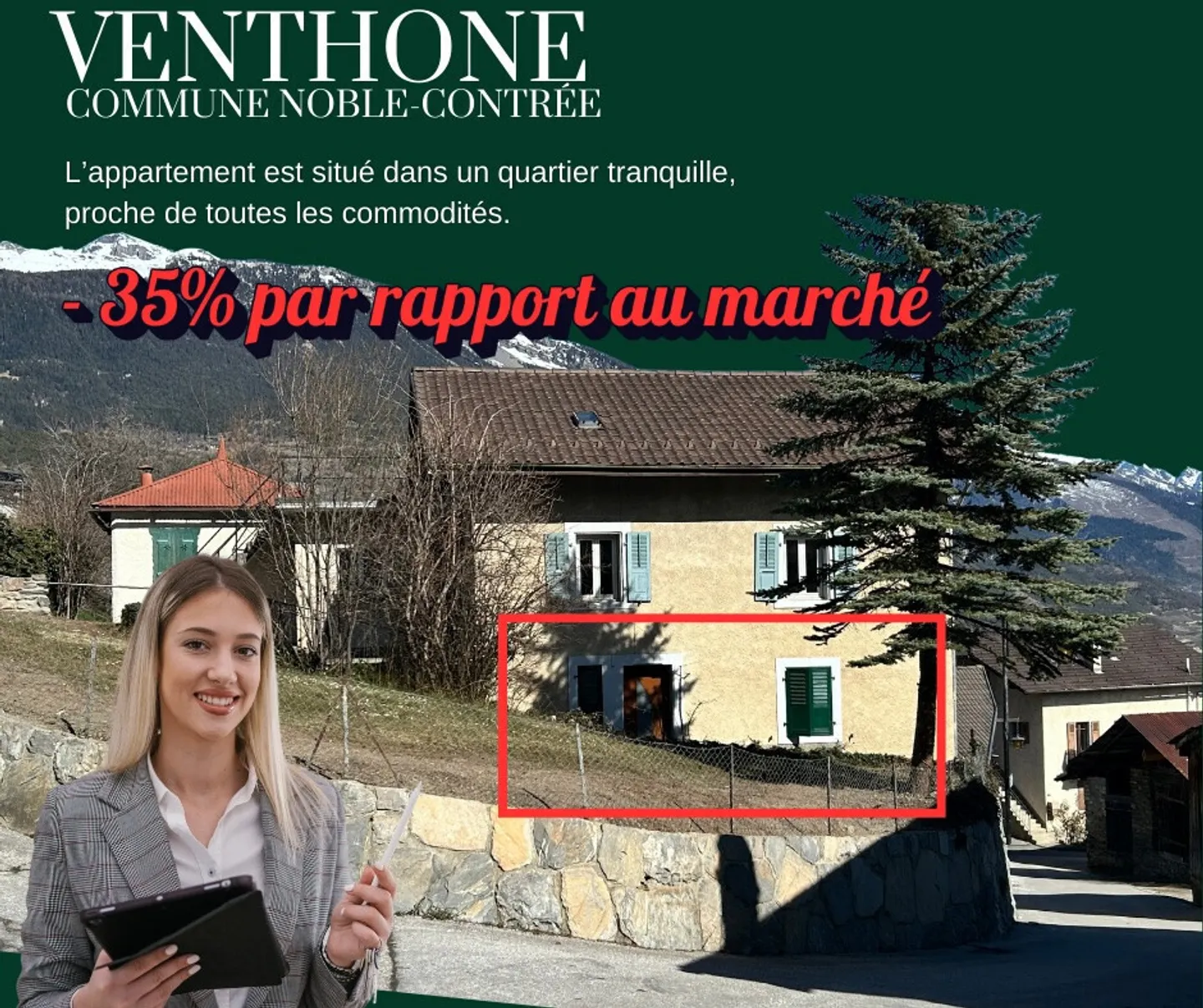 Charming 3.5 rooms - Photo 4 of 5