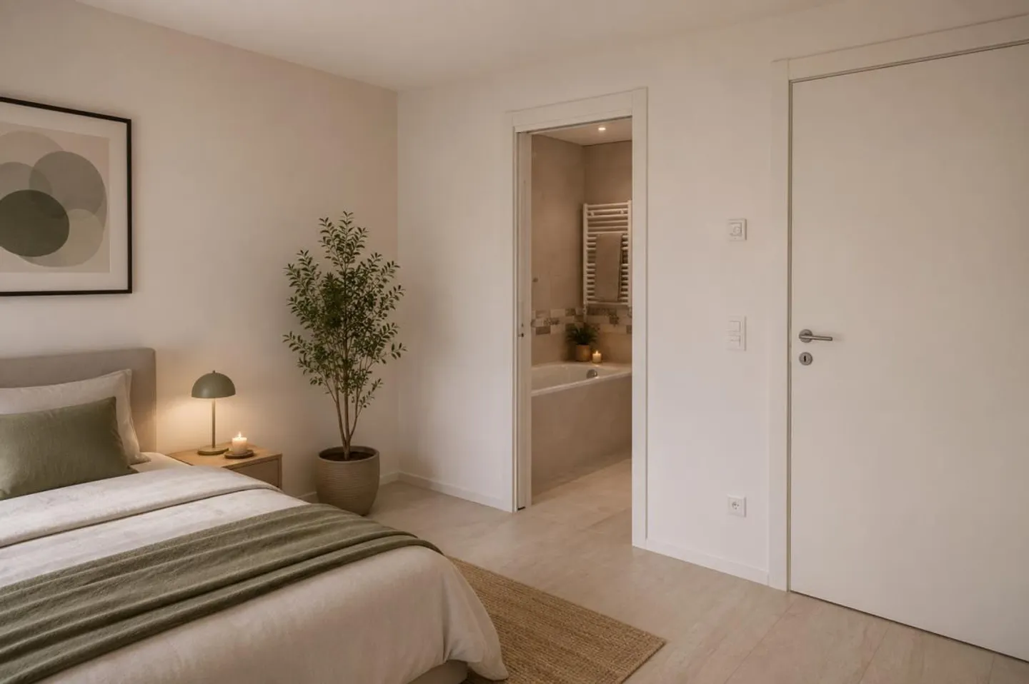 Modernes 3,5-Zimmer-Apartment mit einem 40 m² Hobbyraum - Foto 4 von 8