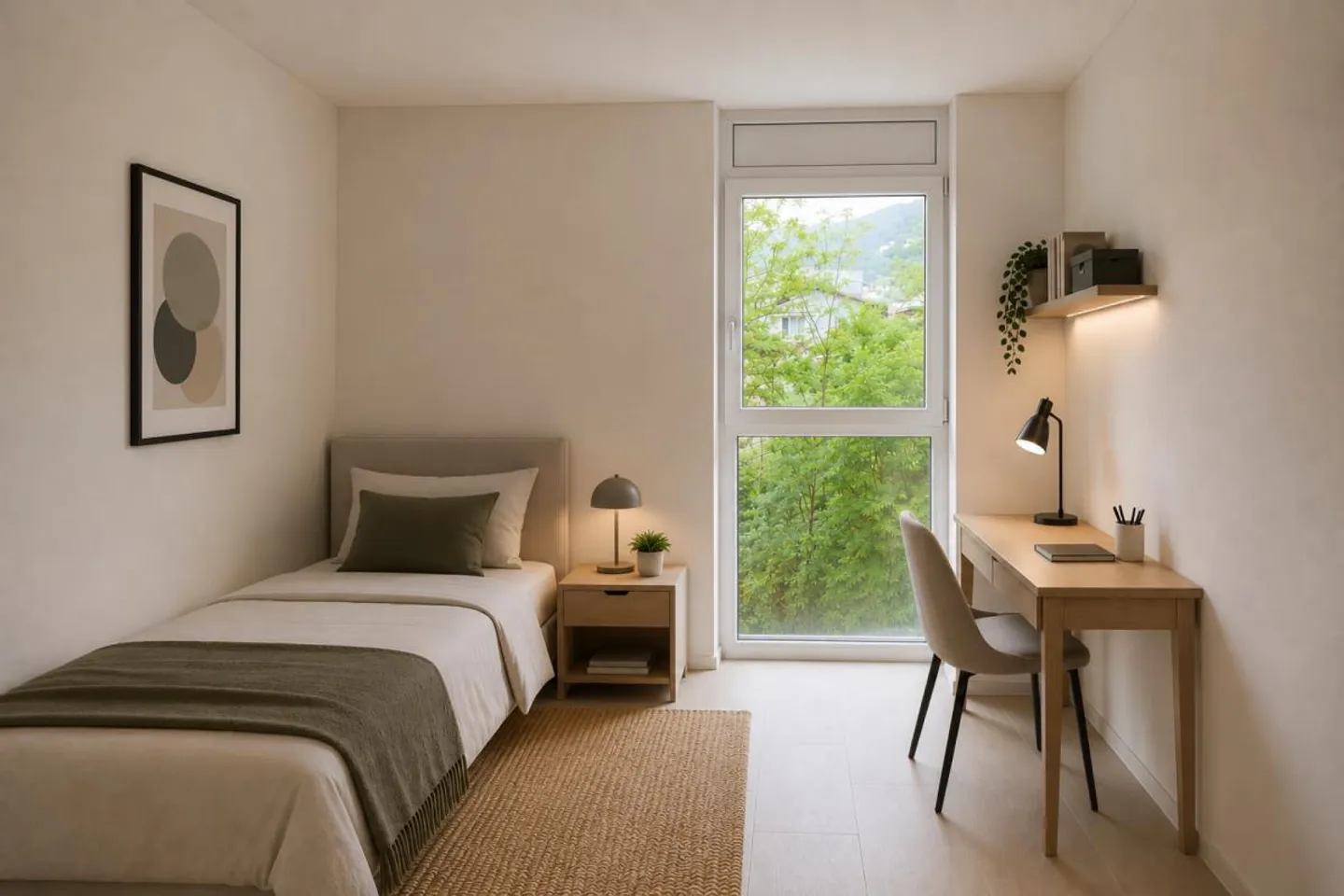 Modernes 3,5-Zimmer-Apartment mit einem 40 m² Hobbyraum - Foto 7 von 8