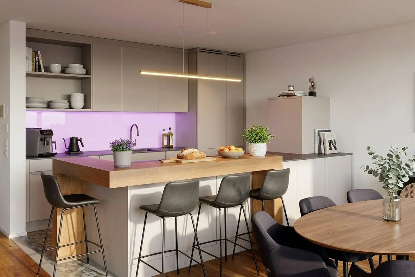 Moderne Terrassenwohnung in Remetschwil - Foto 3 von 13