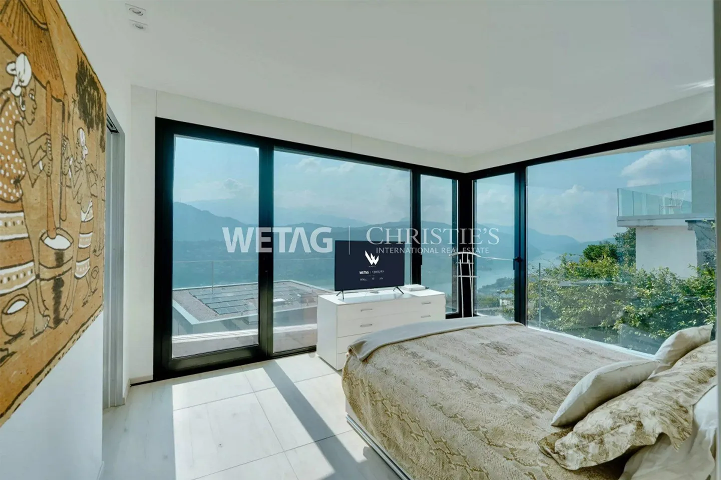 In vendita a Lugano-Vernate: Appartamento attico moderno con vista spettacolare sul lago - Foto 5 di 13