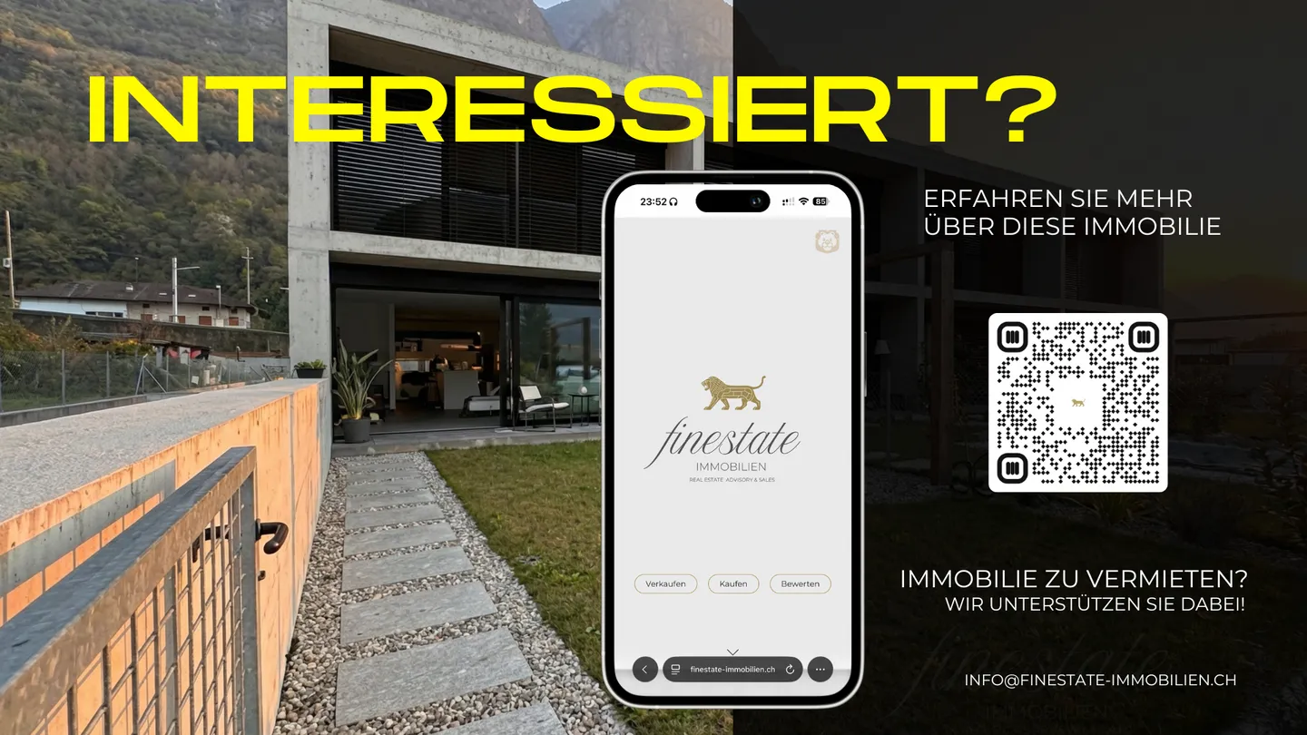 Moderna casa angolare di 4,5 stanze in posizione soleggiata a Biasca - Foto 13 di 13