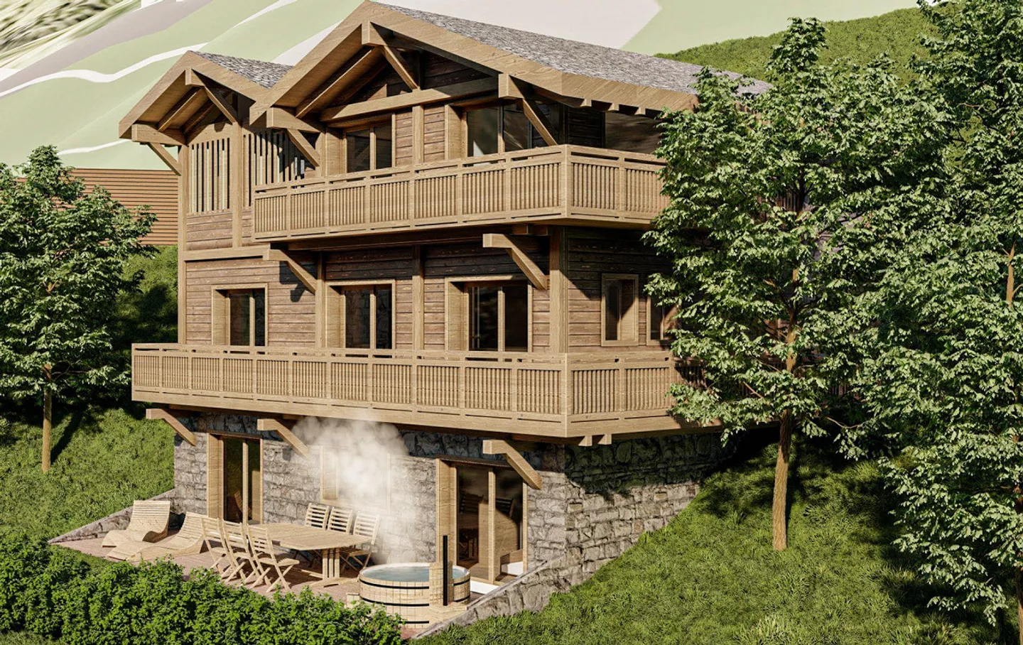 Chalet à Hérémence avec Vue Époustouflante - Photo 2 sur 11