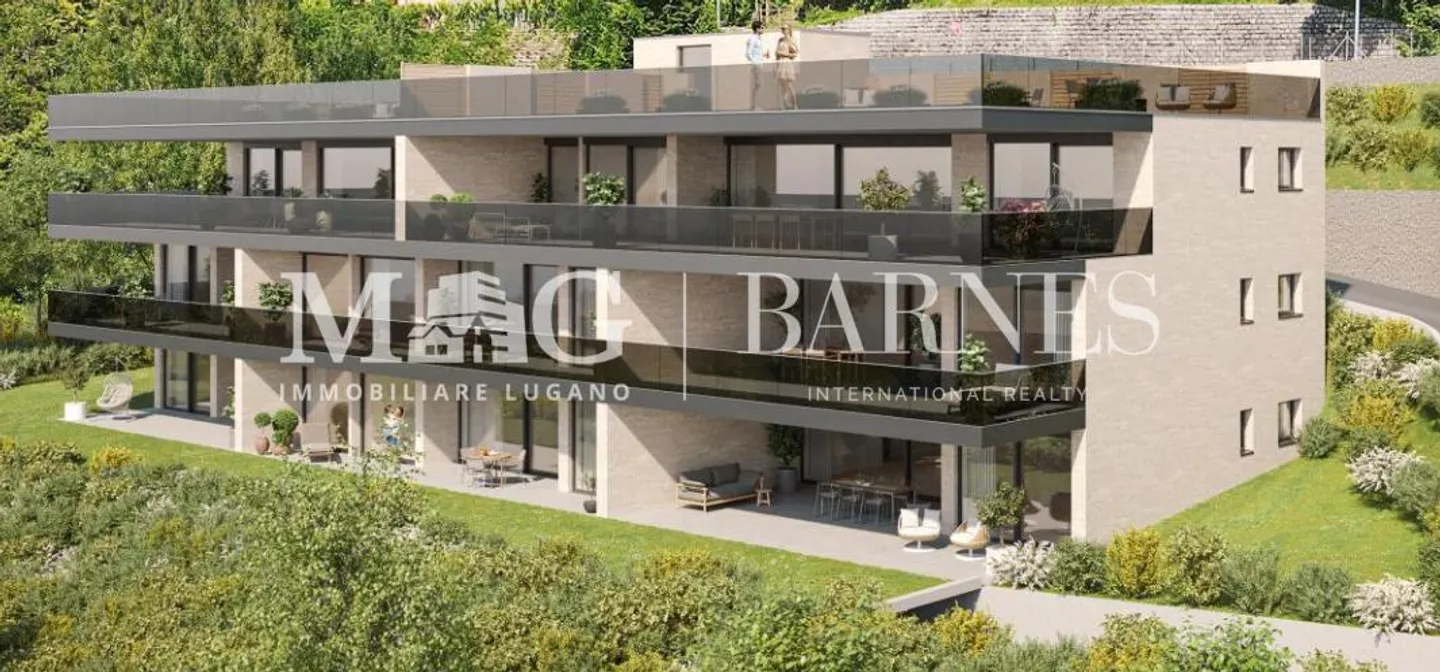 Lugano, Pregassona : Nouvel appartement panoramique 3.5 pièces - Photo 1 sur 5