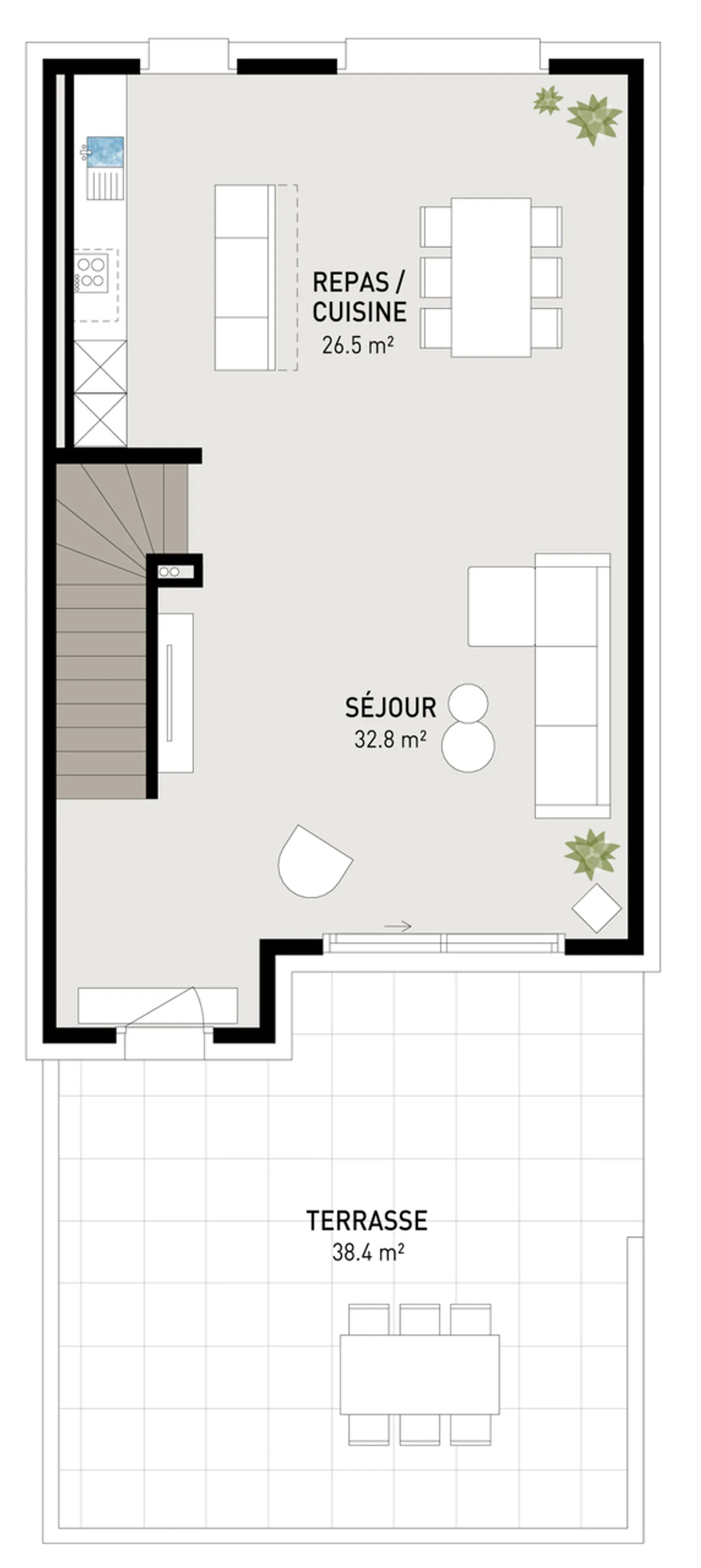TINTERIN | Villa (F) angrenzend mit 5,5 Zimmern - Foto 5 von 7