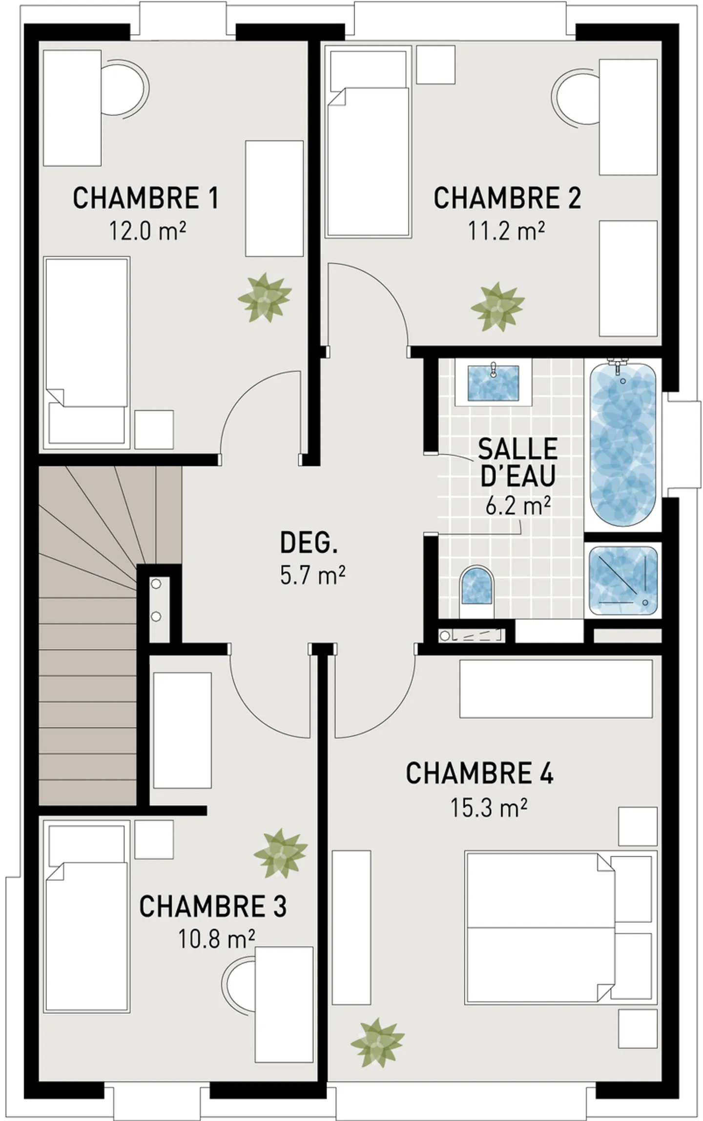 TINTERIN | Villa (F) angrenzend mit 5,5 Zimmern - Foto 6 von 7