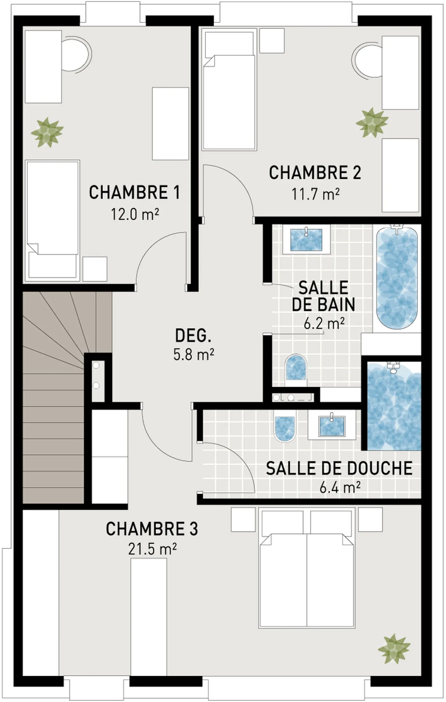 TINTERIN | Villa (F) angrenzend mit 5,5 Zimmern - Foto 7 von 7