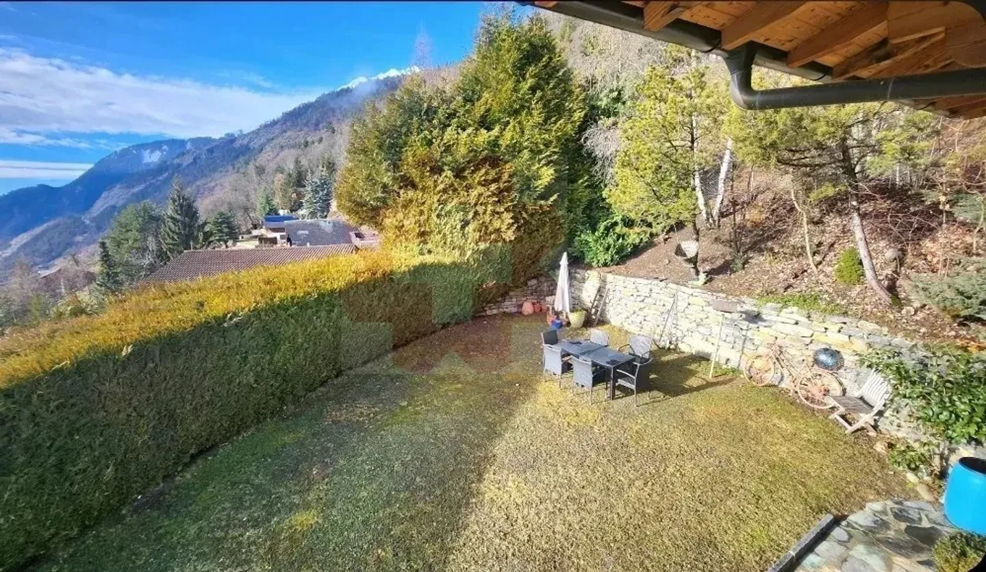 Magnificent Log Cabin with Panoramic View of the Valais - Photo 12 of 12