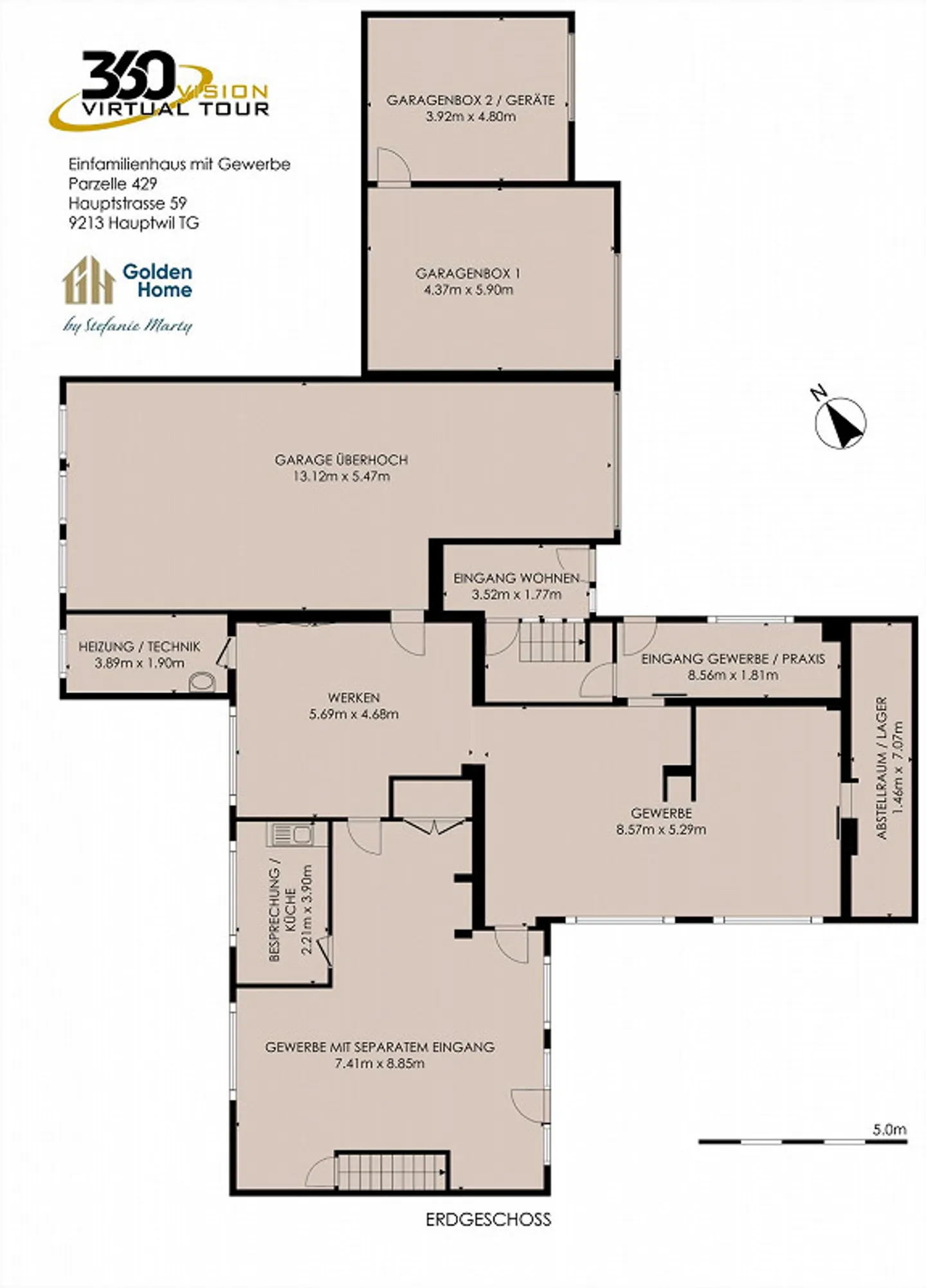 con 240 m2 di spazi commerciali aggiuntivi e 1407 m2 di terreno - Foto 10 di 13