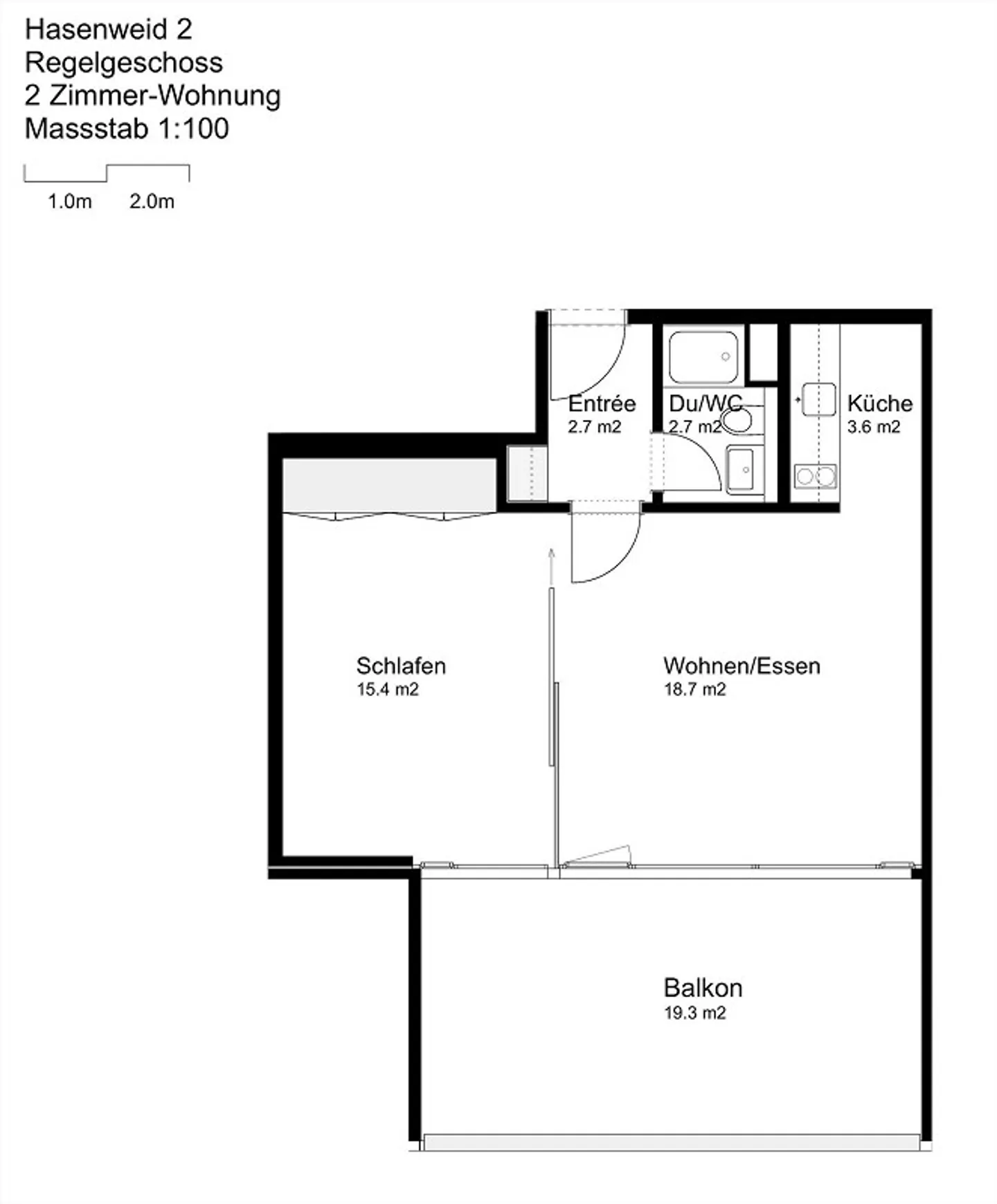 Gemütliche 1.5-Zimmerwohnung - Foto 8 von 8