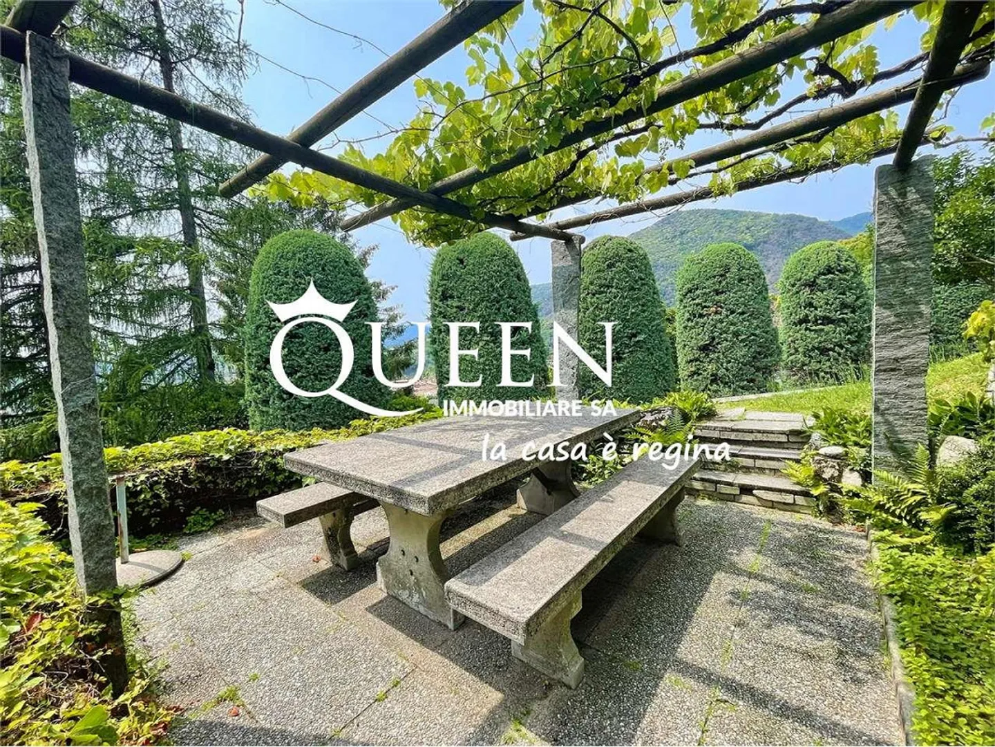 Morbio Superiore: semi-detached villa 14.5 rooms 485 sqm, pool and view - Photo 11 of 13