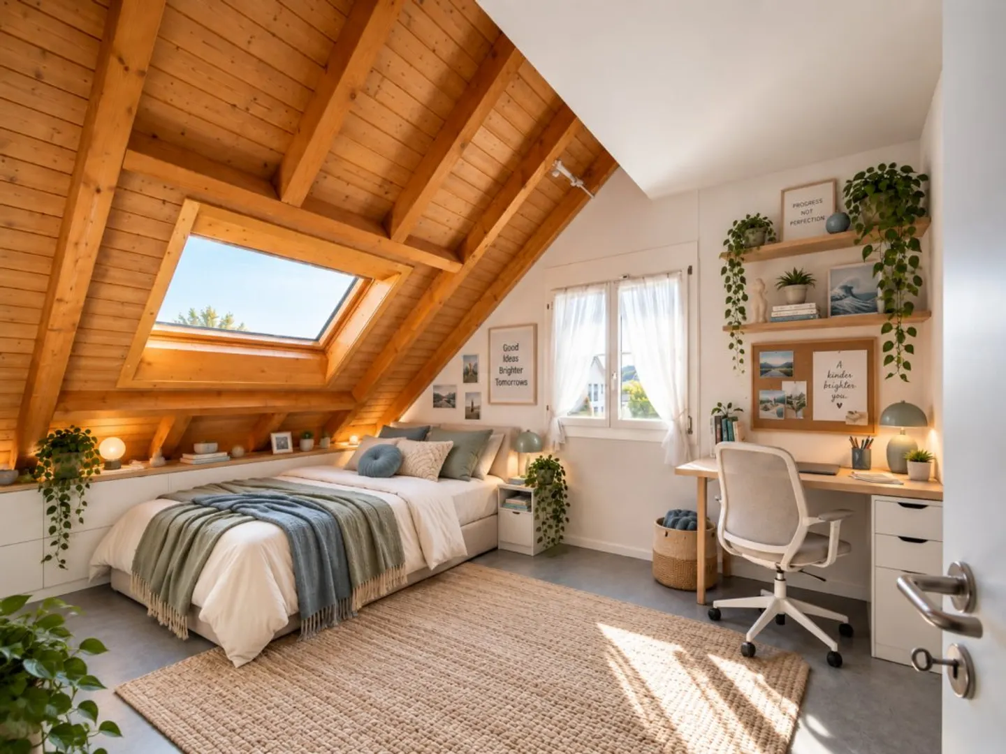 Living with a View - Charming 4.5-Room Duplex Apartment with Wooden Ambiance and View of Pfannenstiel - Photo 10 of 15