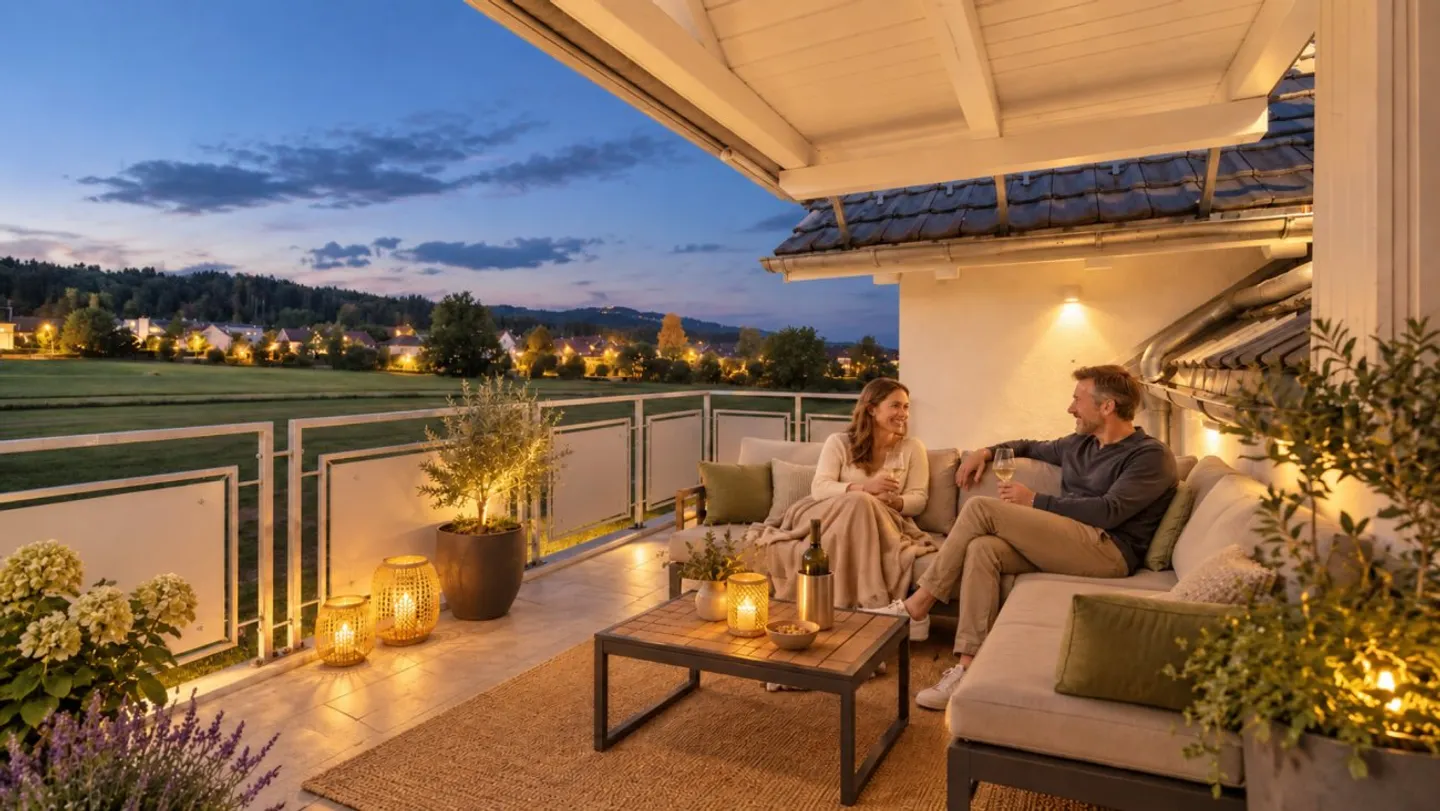 Living with a View - Charming 4.5-Room Duplex Apartment with Wooden Ambiance and View of Pfannenstiel - Photo 11 of 15
