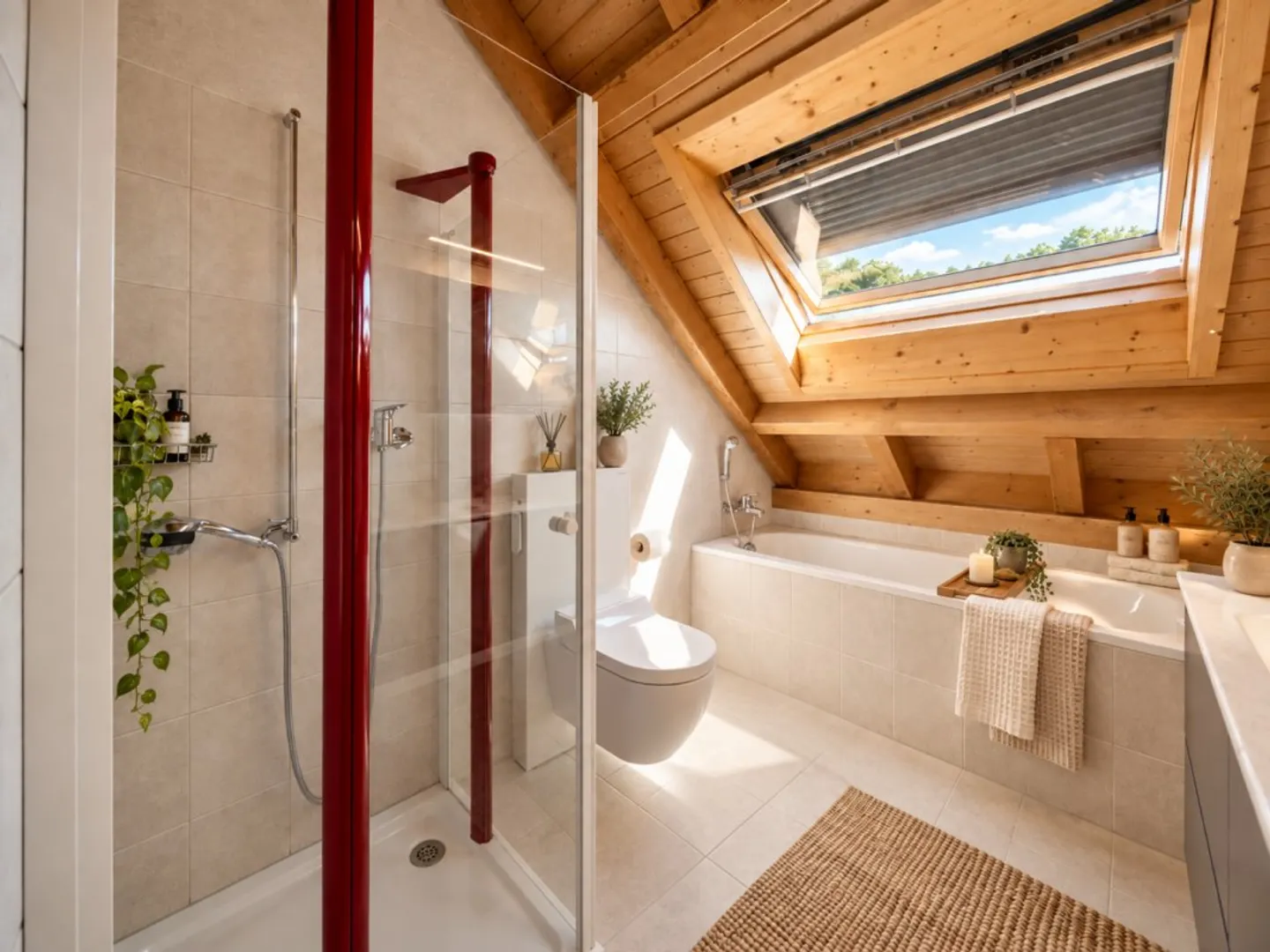 Living with a View - Charming 4.5-Room Duplex Apartment with Wooden Ambiance and View of Pfannenstiel - Photo 13 of 15
