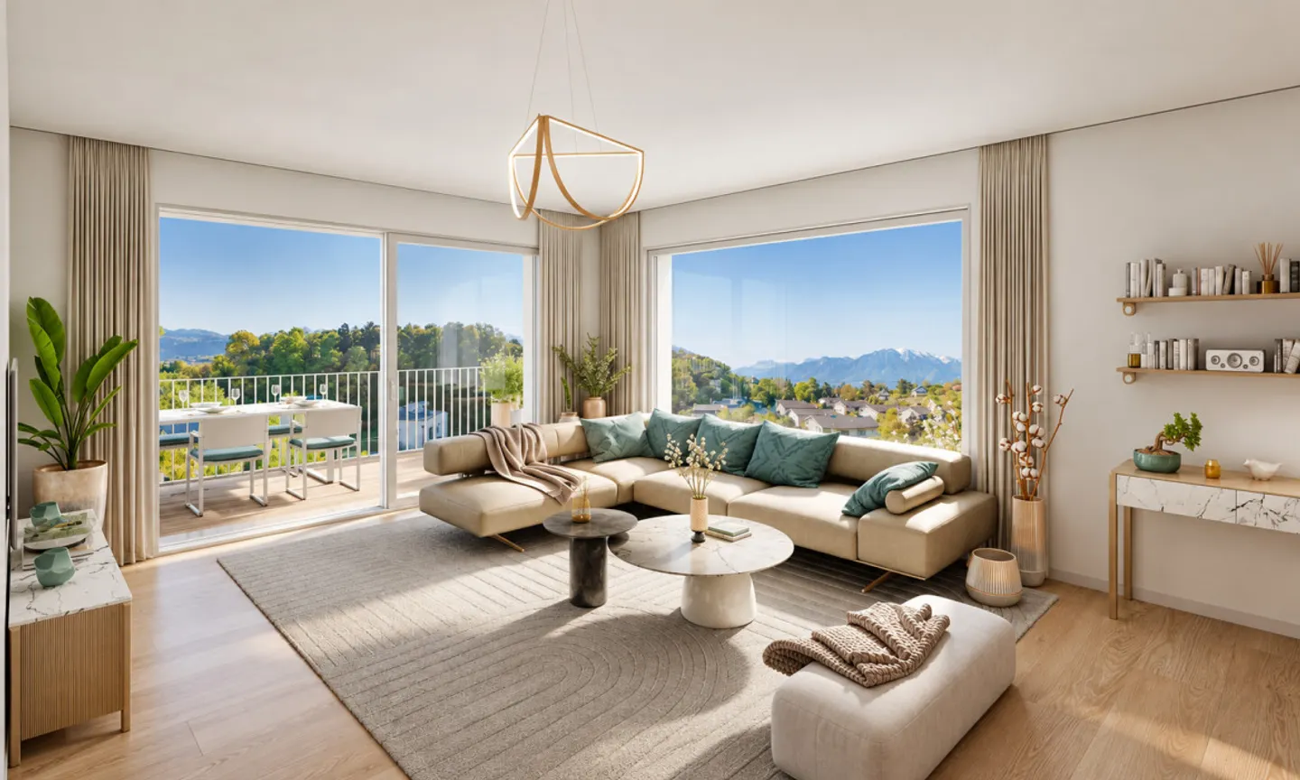TOUR-DE-PEILZ | 107 m² on the 1st floor with terrace & garden - Photo 2 of 3