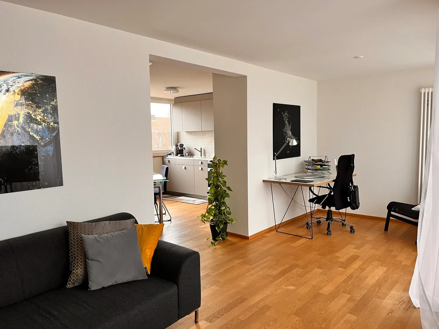 APPARTEMENT 2½ PIÈCES À BERNE - SANDRAIN, MEUBLÉ, TEMPORAIRE - Photo 2 sur 9