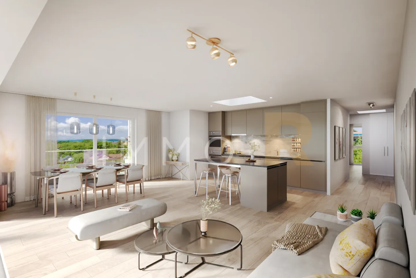 Appartements 4,5 pièces au centre du village - Foto 3 von 6