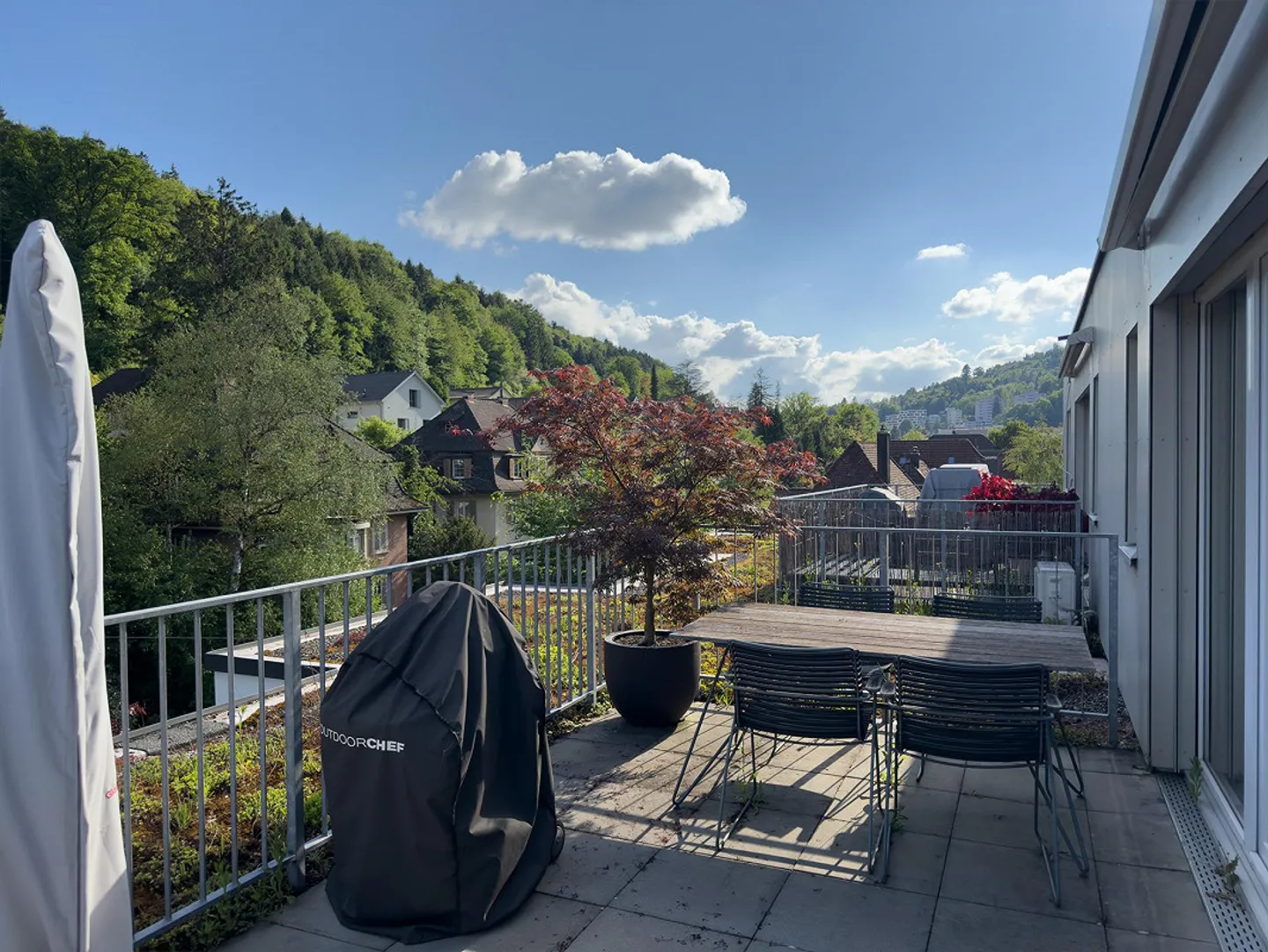 Moderno appartamento attico con 2 camere da letto con balcone e bella vista a Baden - Foto 13 di 13