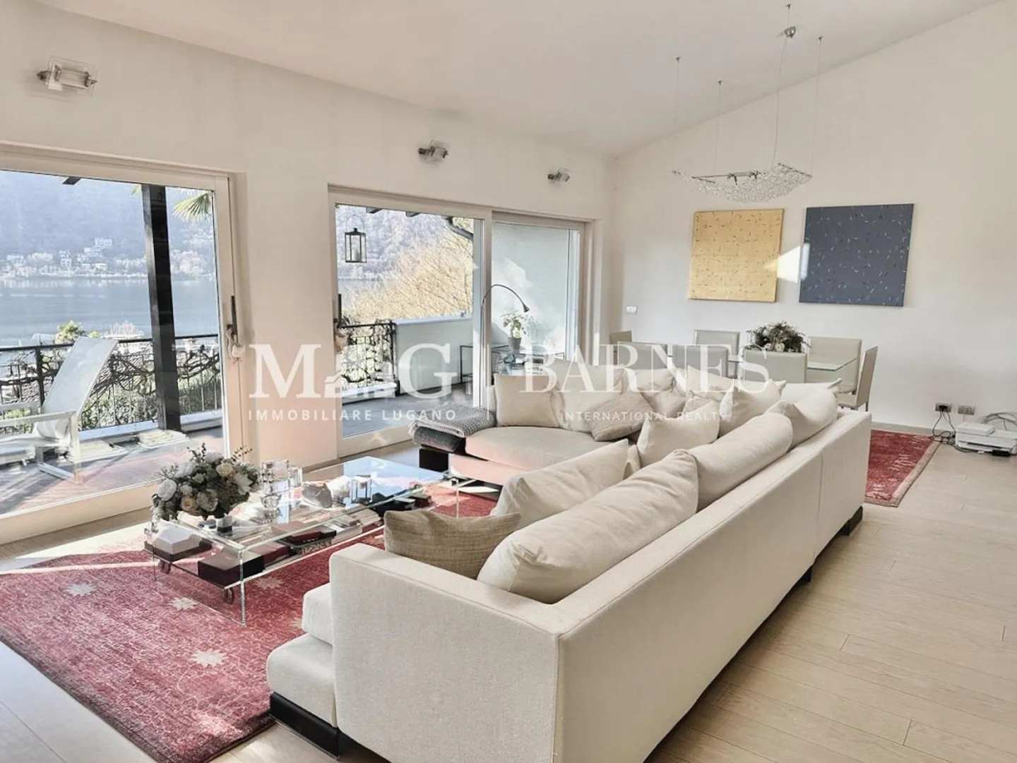 Morcote: Dachgeschoss-Penthouse 2.5 Zimmer mit Blick auf den Luganersee - Foto 8 von 13