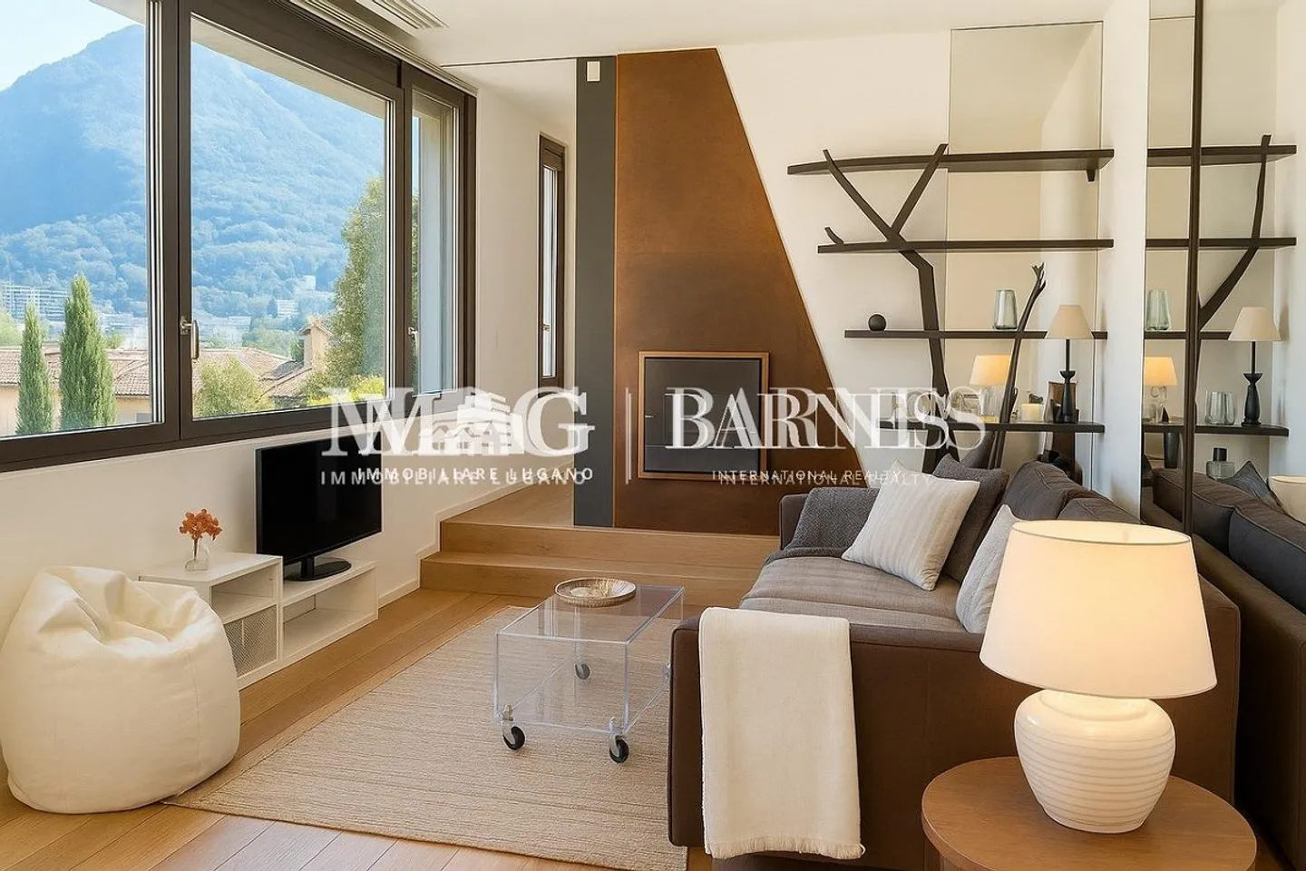 Lugano Centre près du LAC : Appartement 2,5 pièces avec vue sur le lac - Photo 1 sur 10